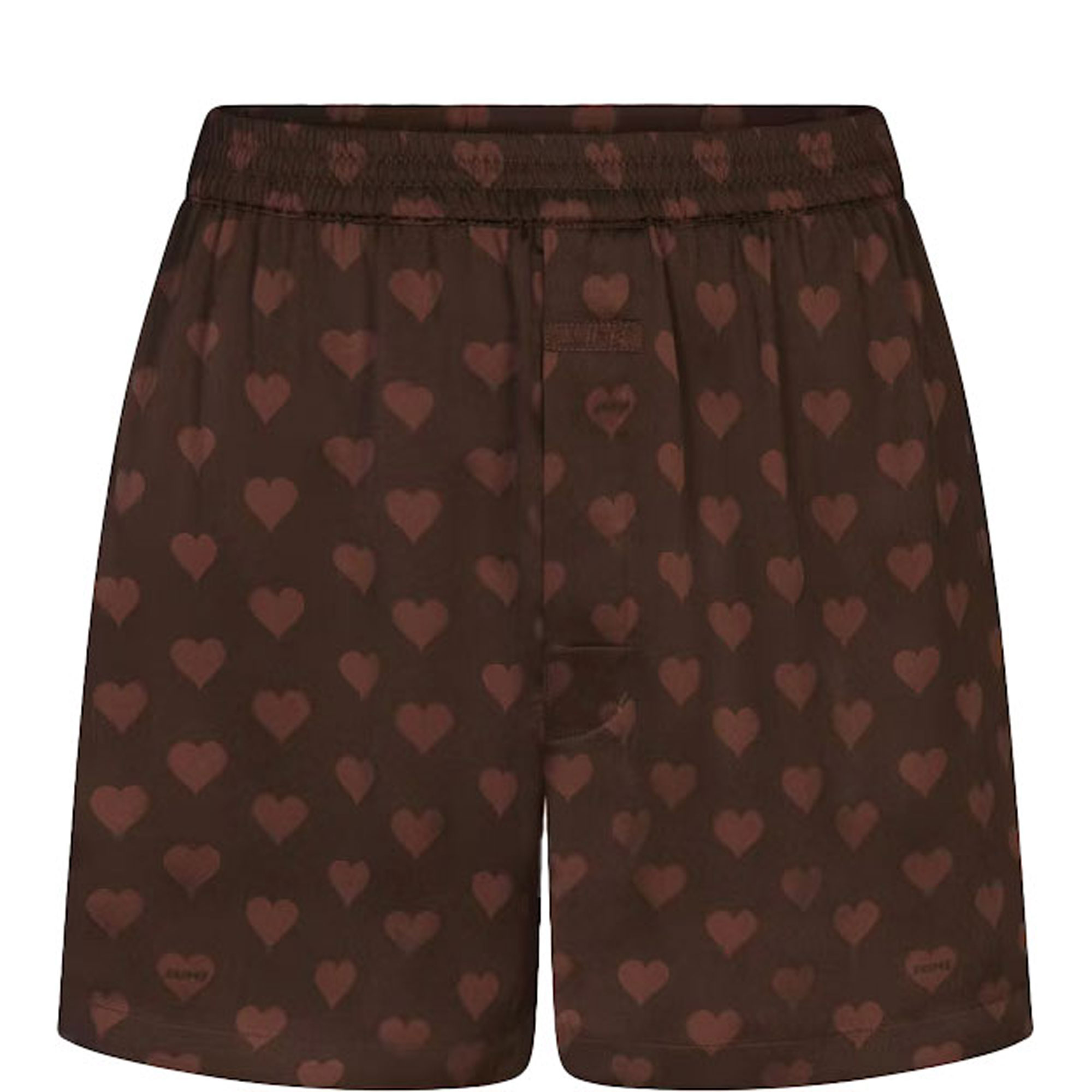 3" Boxer Short Cocoa Heart Halfdrop