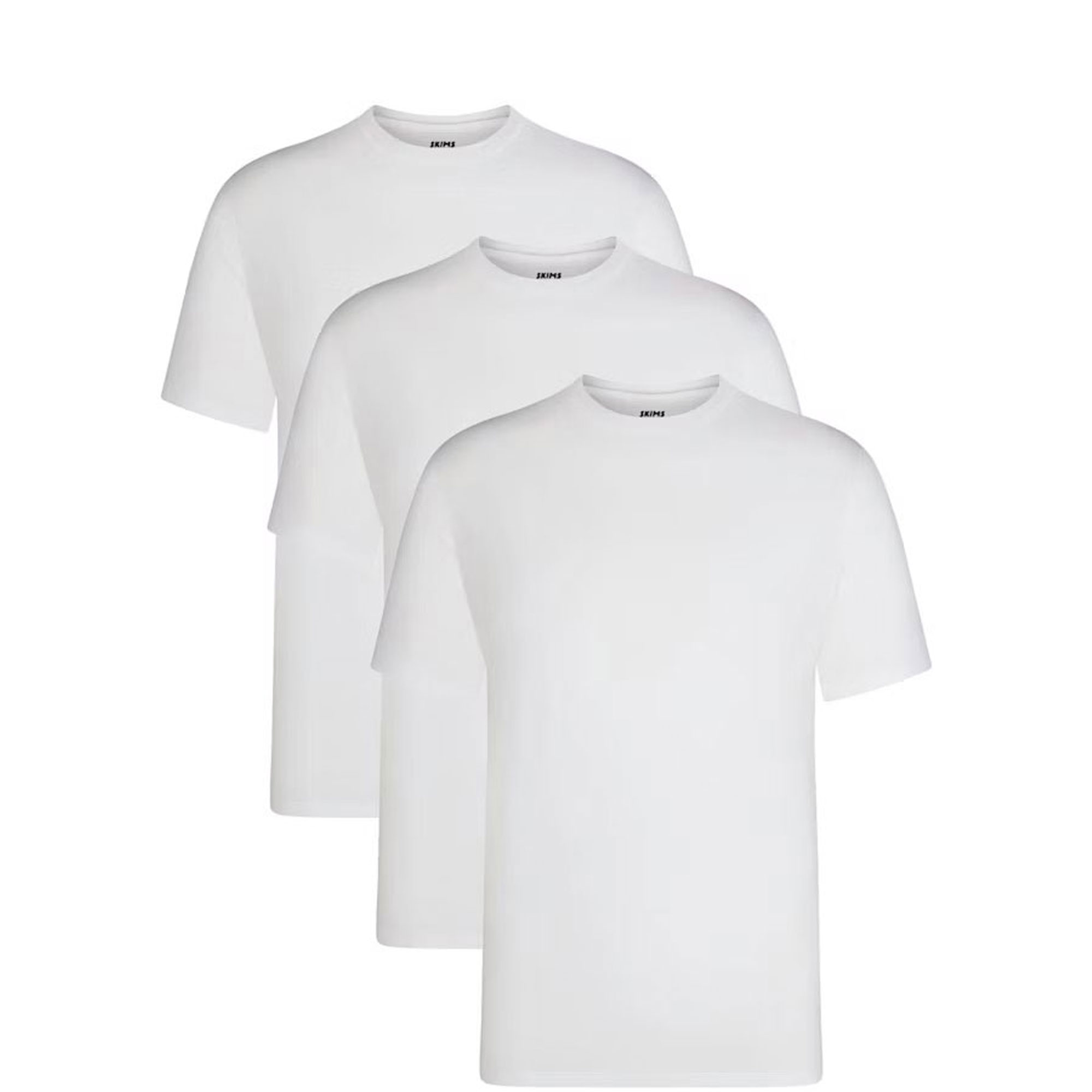 Lightweight Crewneck T-Shirt 3 Pack Chalk
