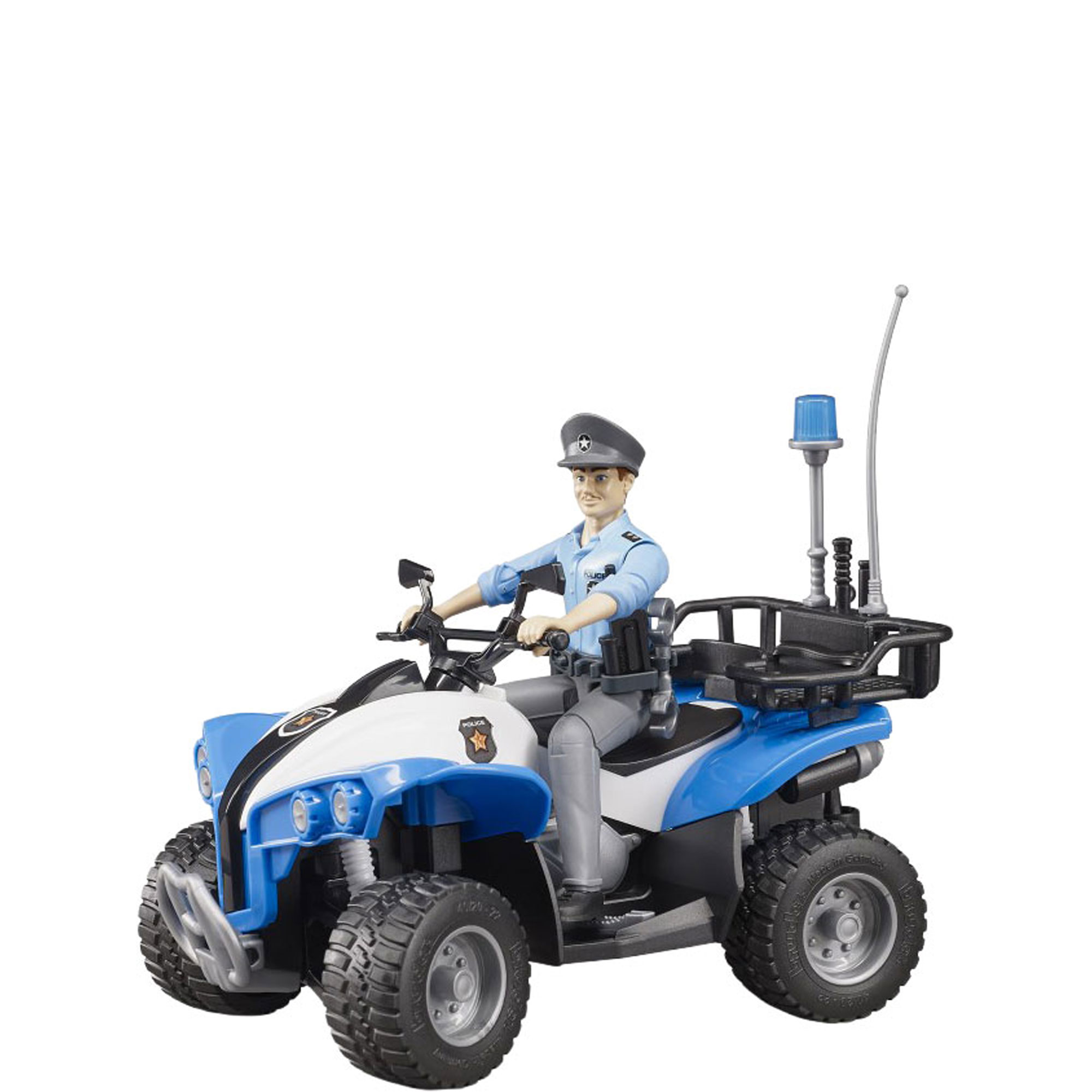 World Police Quad With Police Officer & Accessories