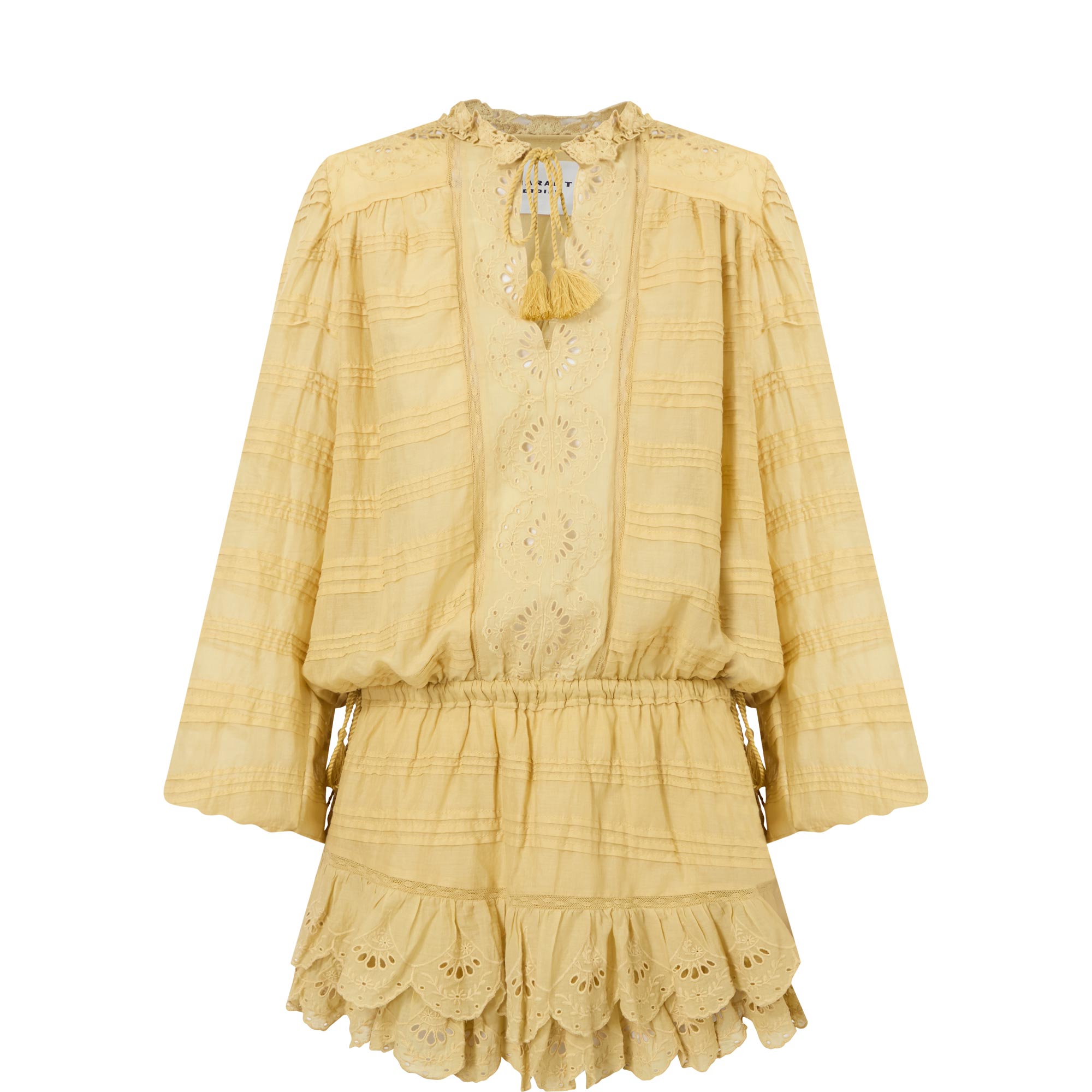 Preya Embroidered Mini Dress