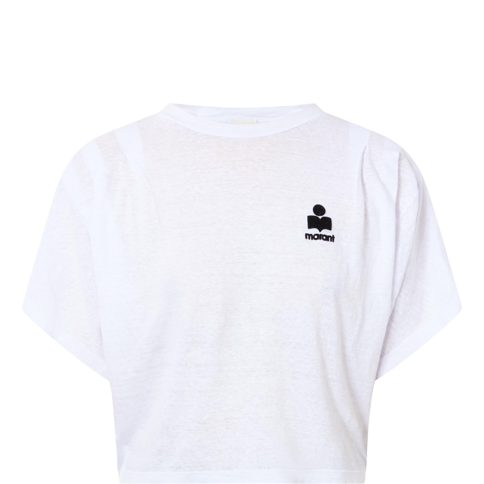 Kyanzae Pleated Logo T-Shirt