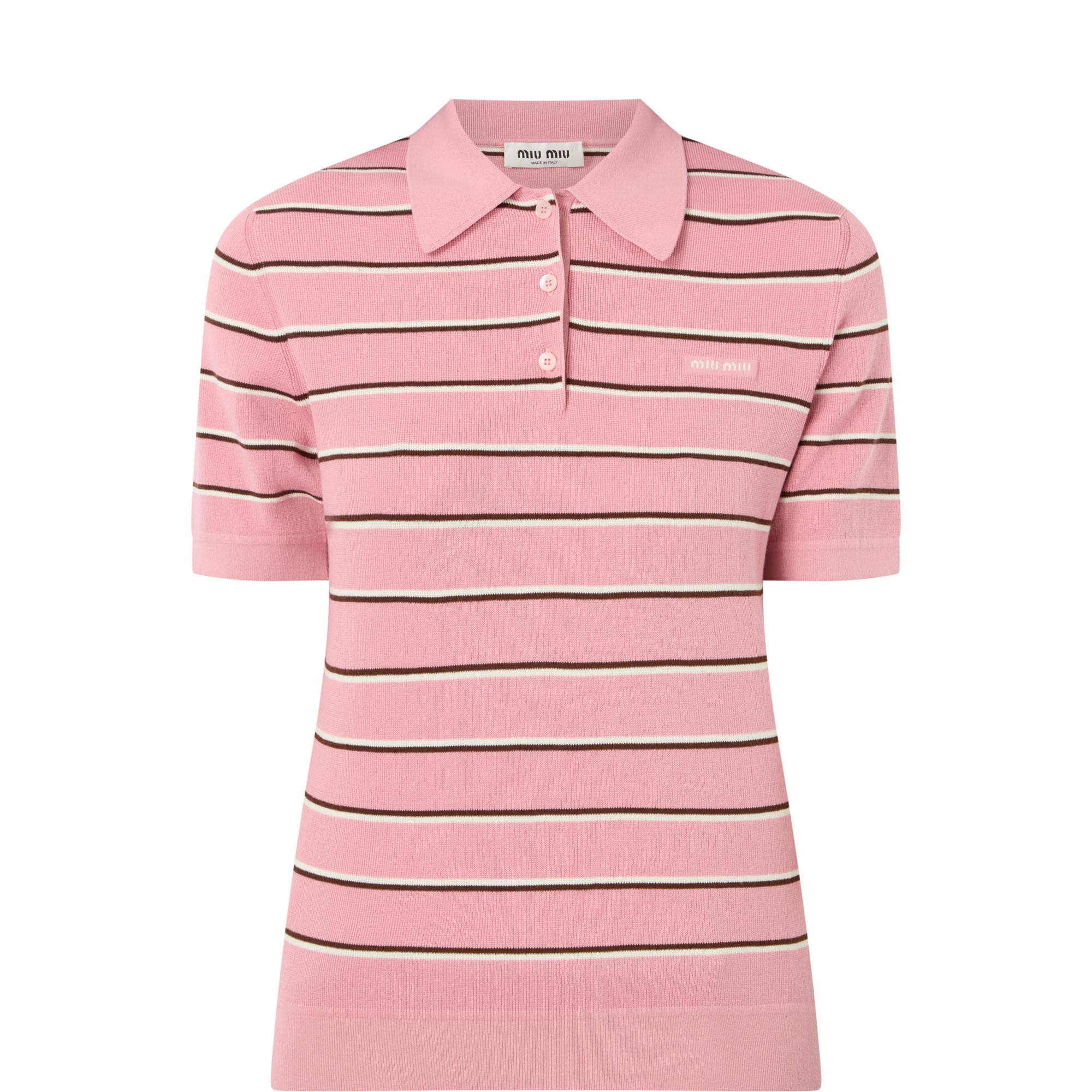 Logo Striped Polo Shirt