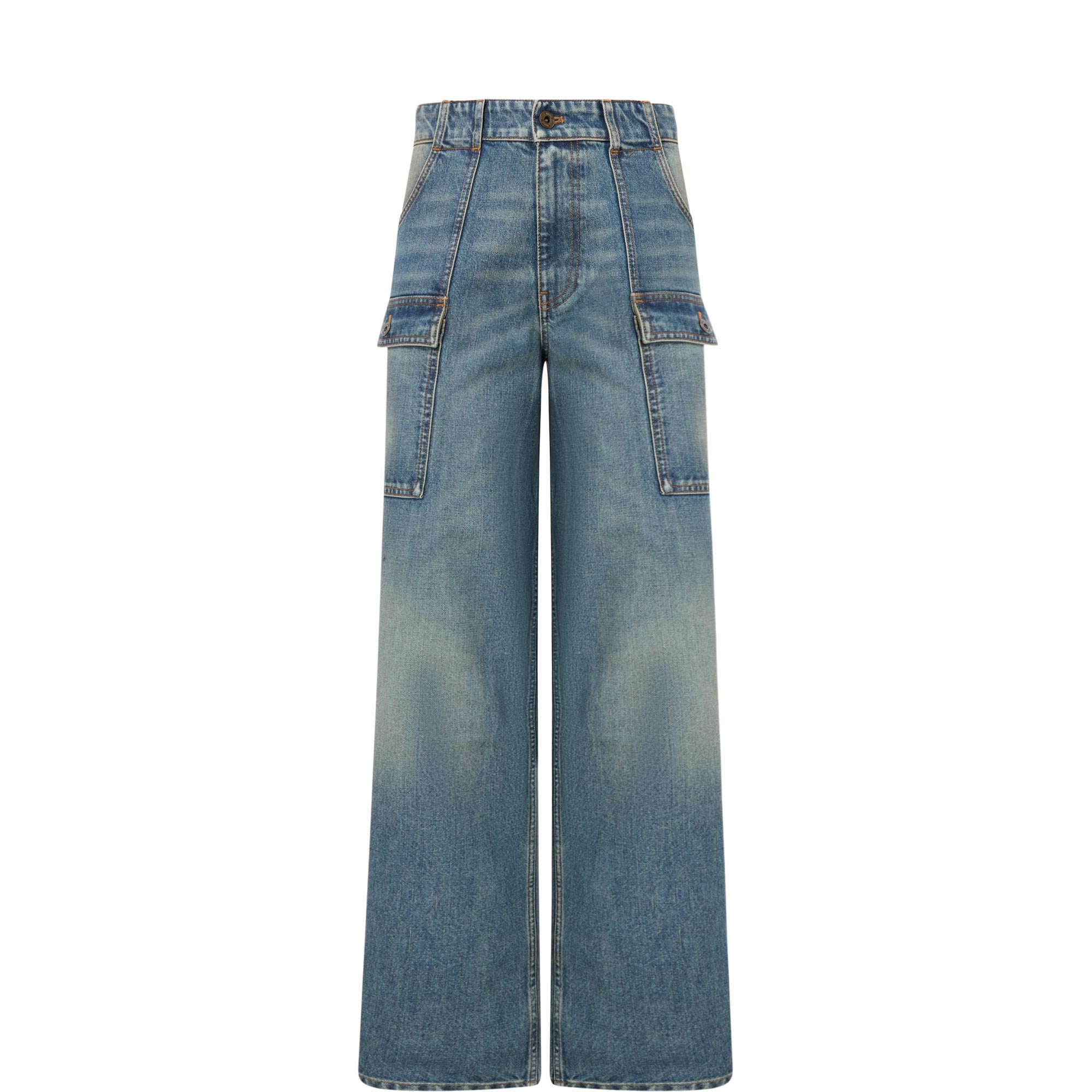High-Rise Straight Leg Jeans