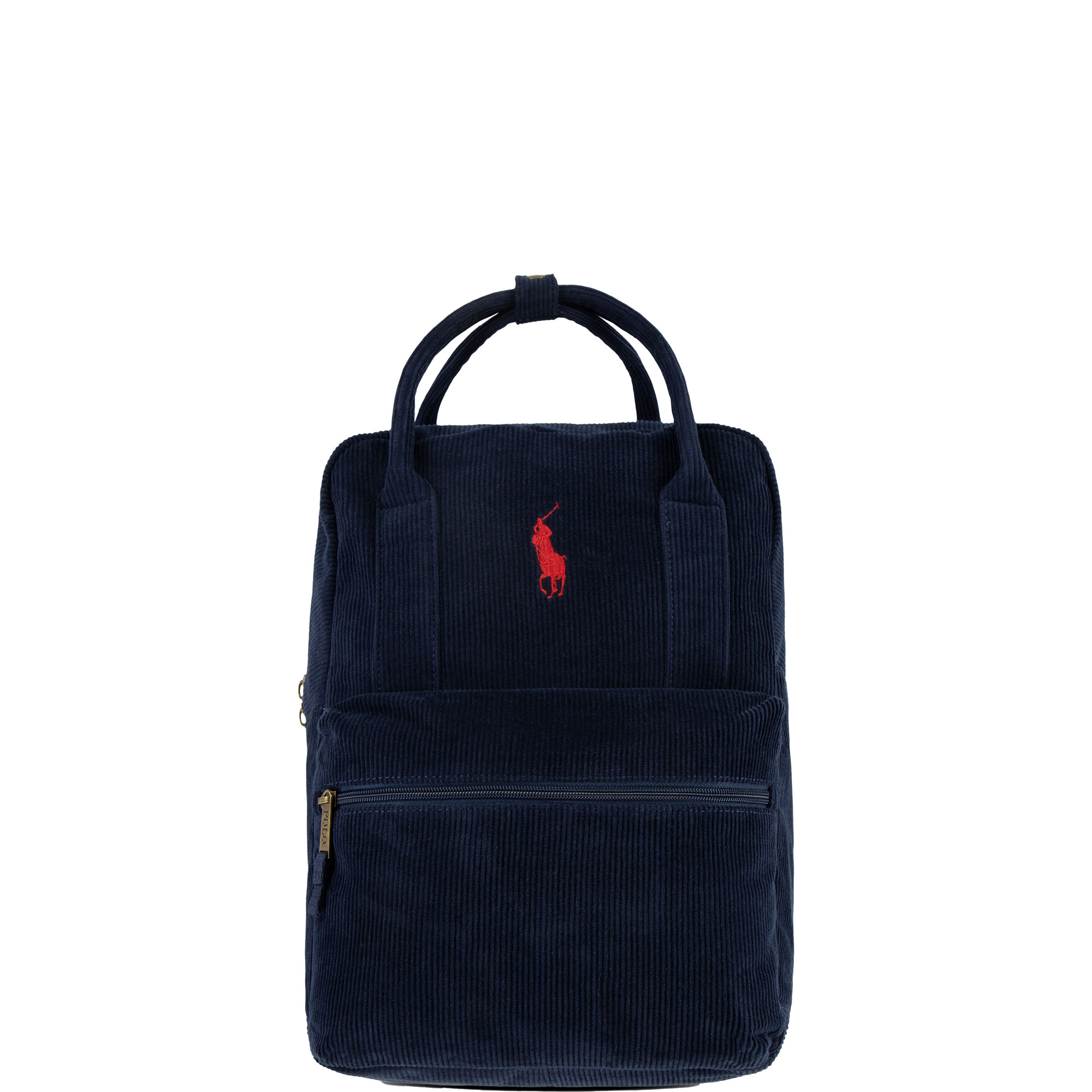Pony Logo Corduroy Backpack