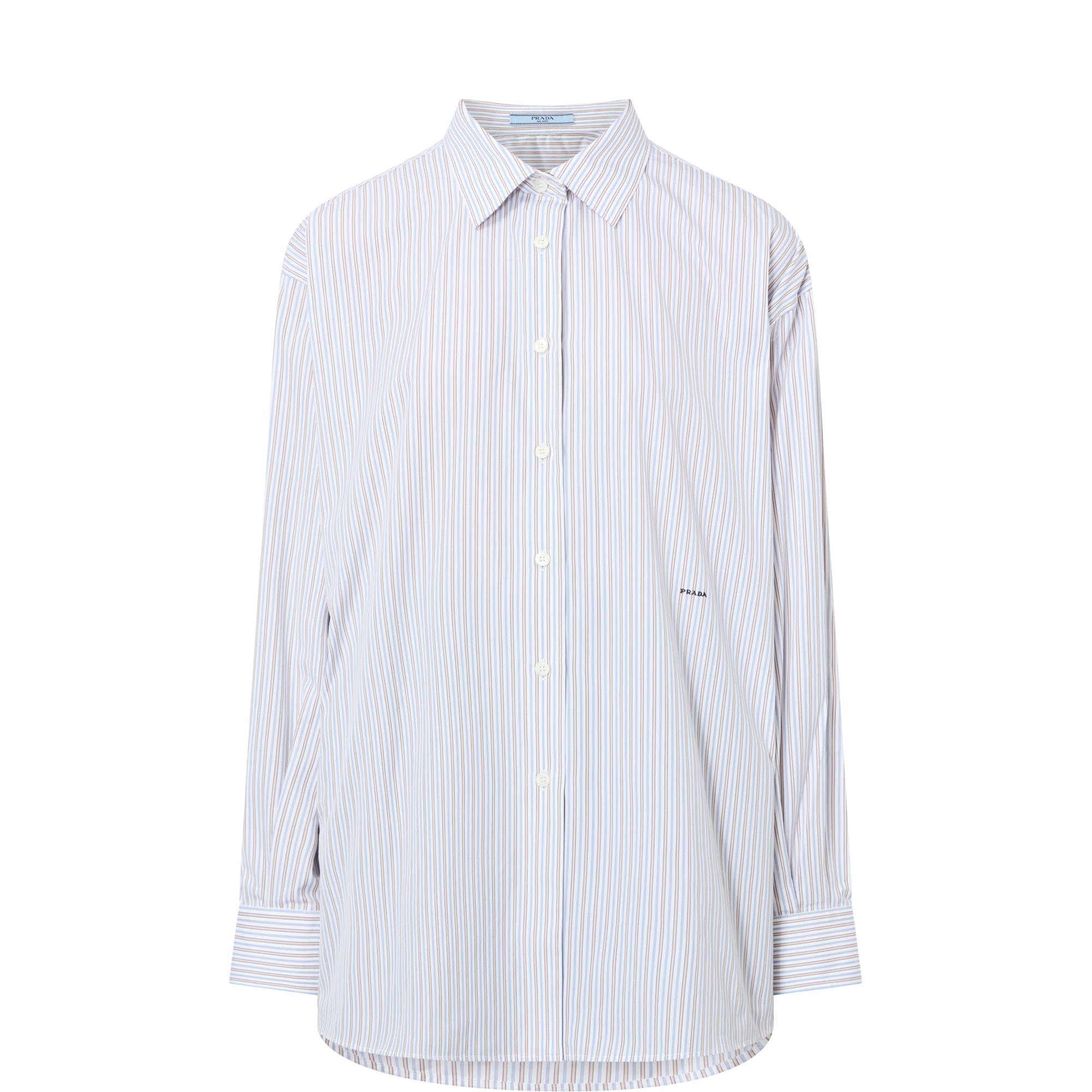 Logo Pinstripe Relaxed Shirt