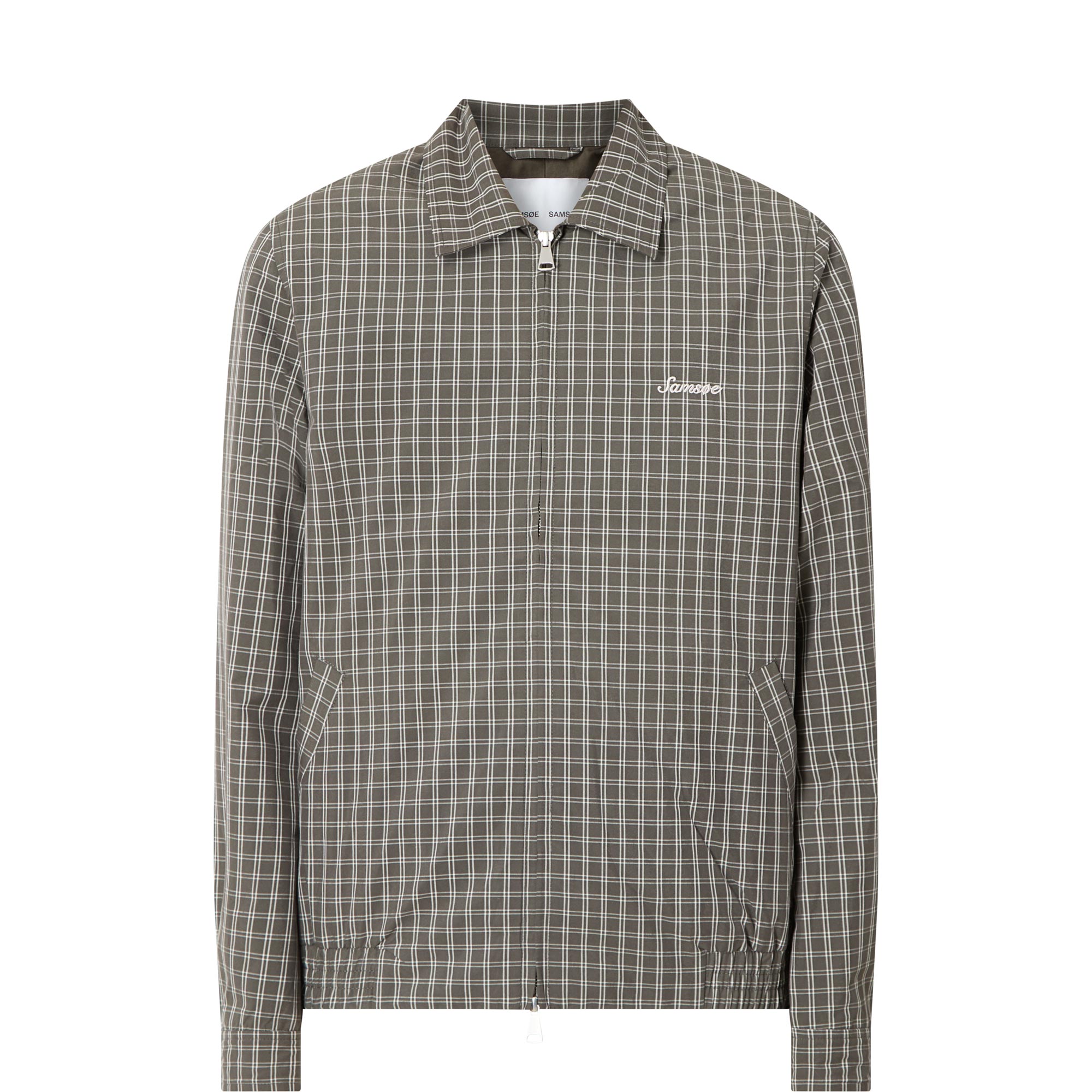 Beck Checked Logo Shirt Jacket