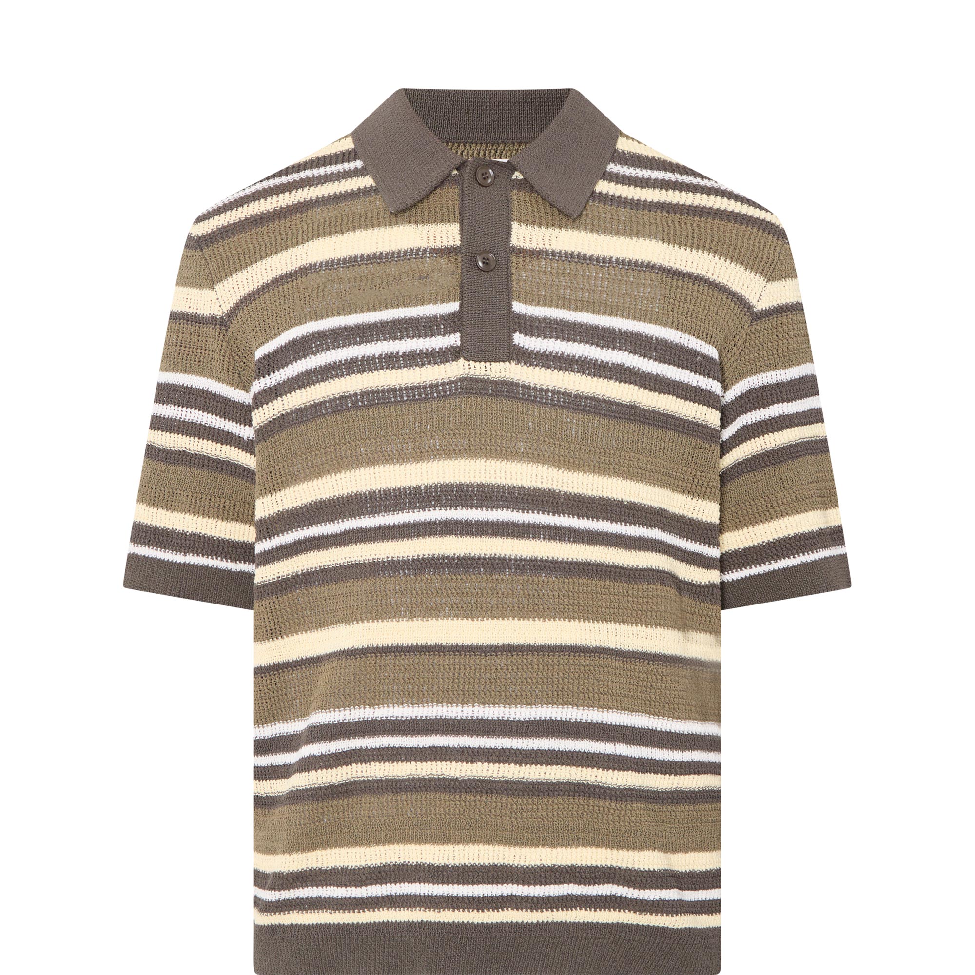 Marco Striped Polo Sweater