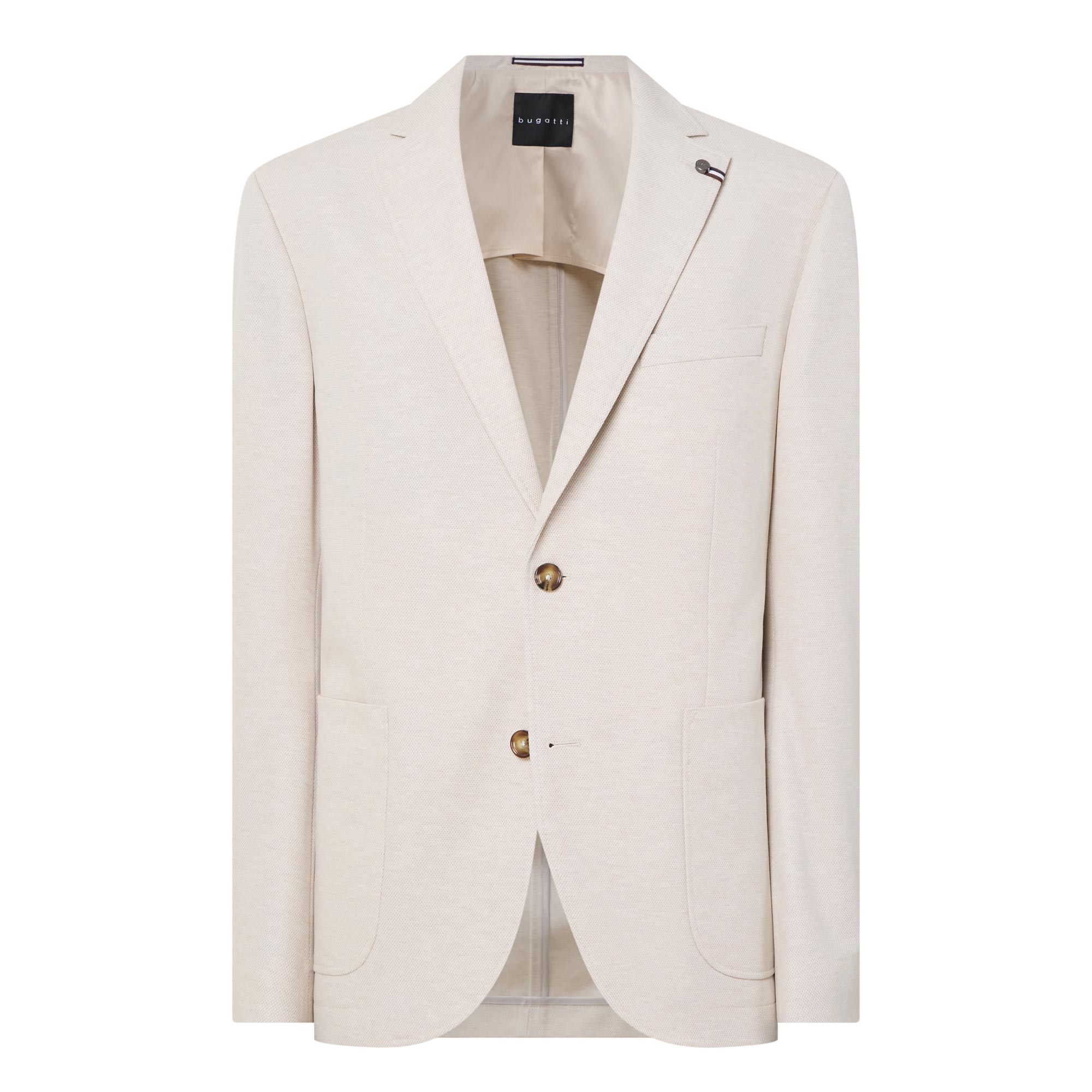 Bugatti Single-Breasted Stretch Blazer
