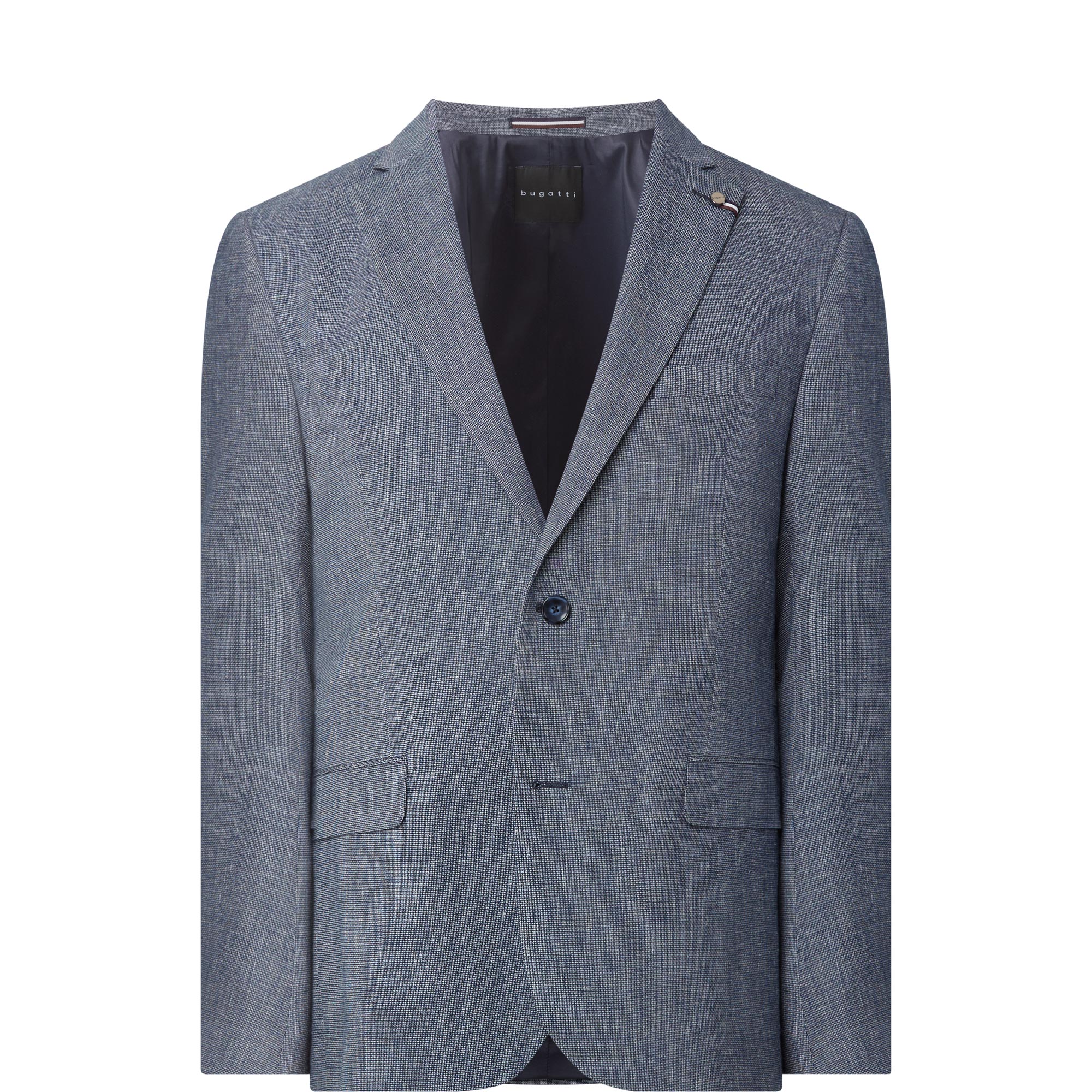 Textured Single Breasted Blazer