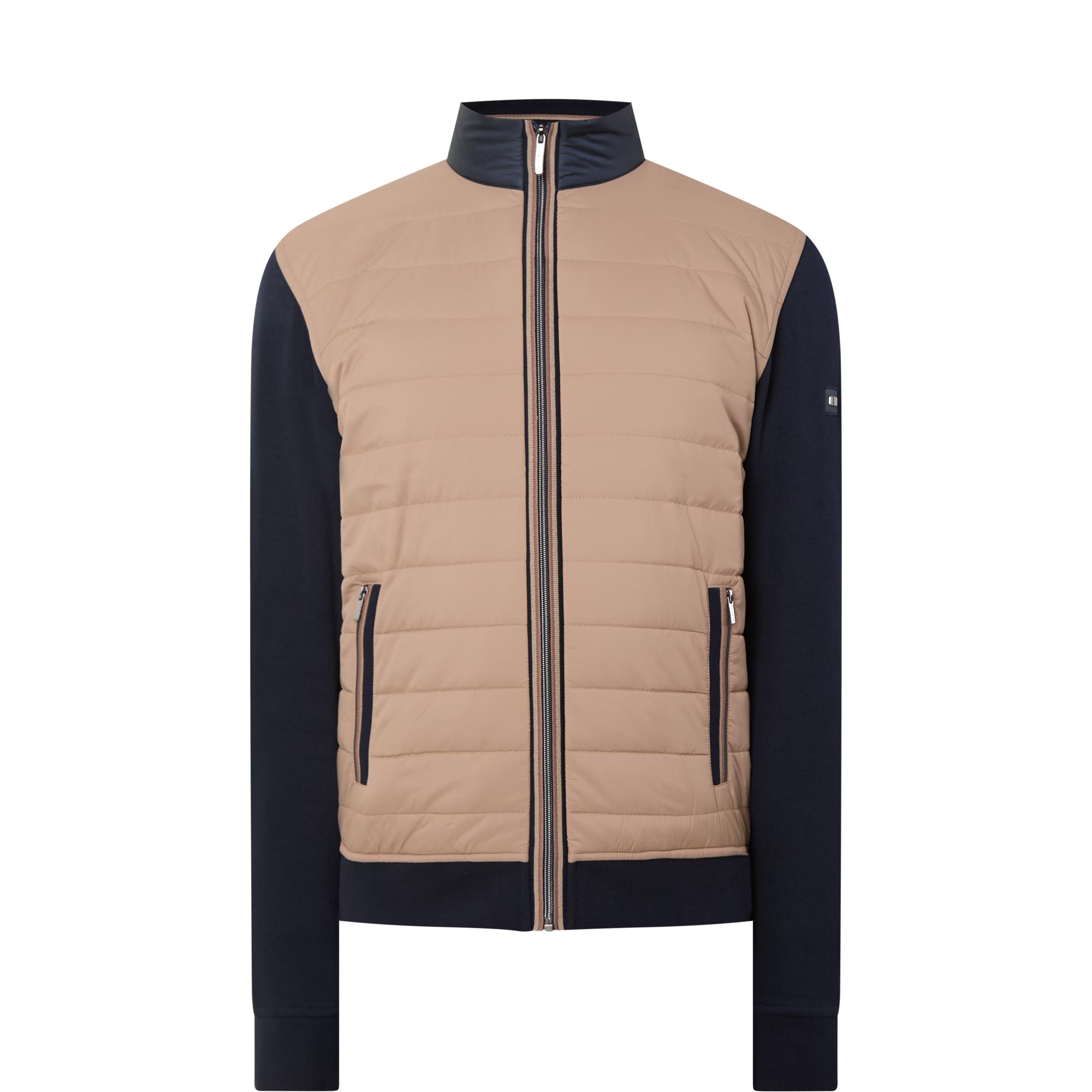 Hybrid Colour-Blocked Jacket