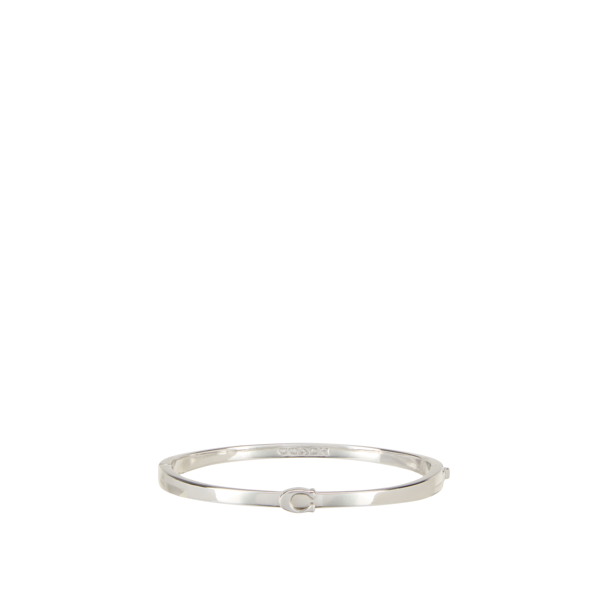 Monogram Hinged Bangle