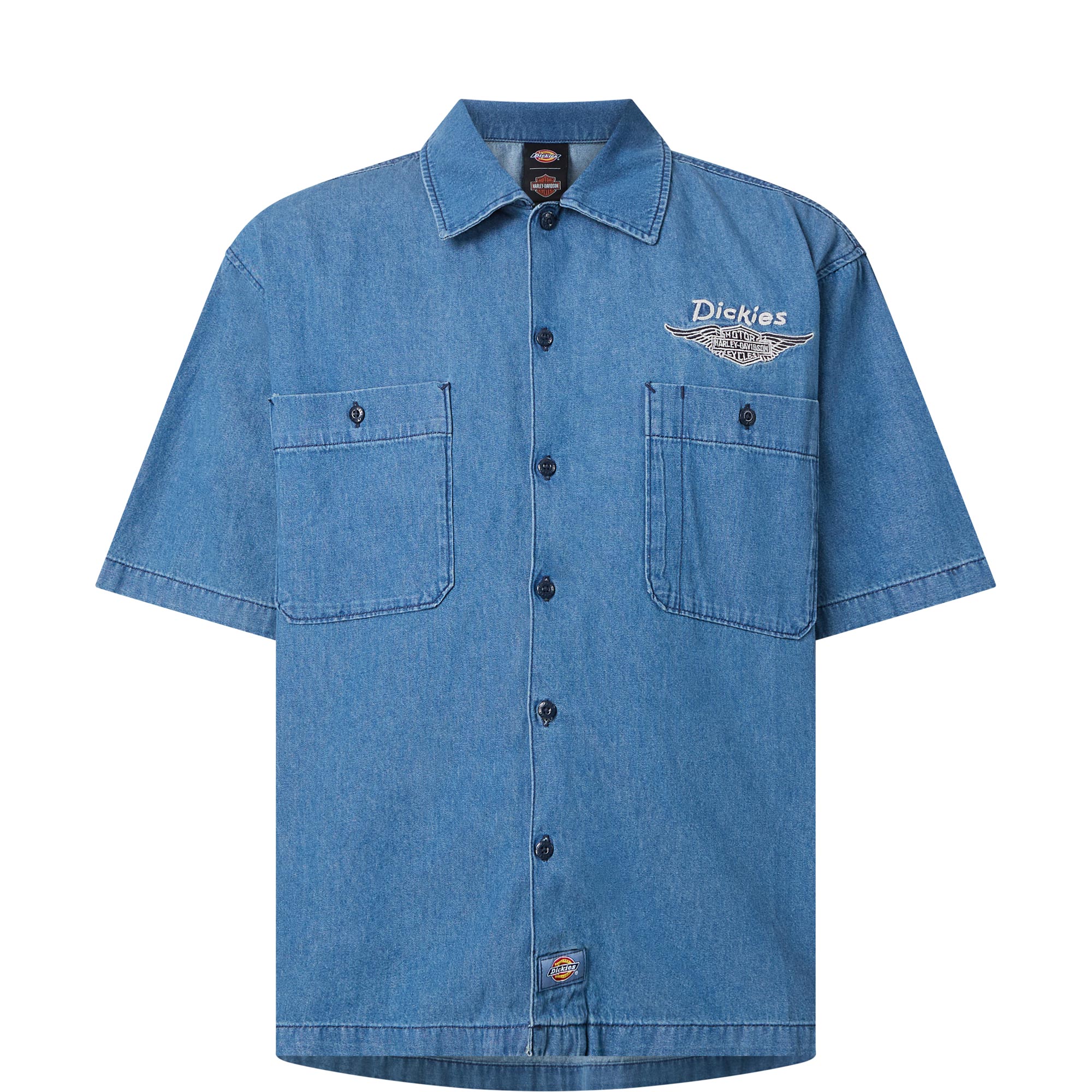 Logo Denim Workwear Shirt