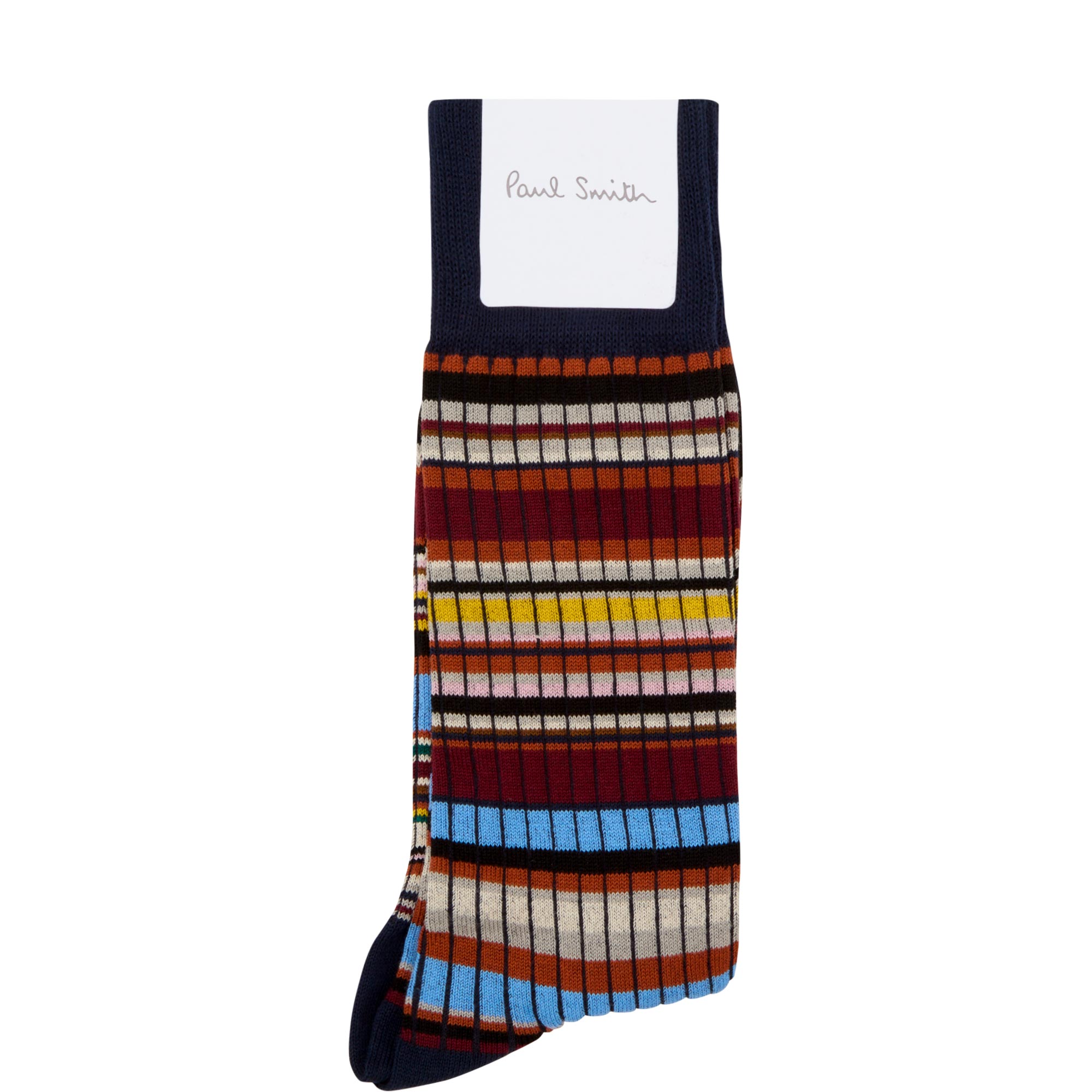 Signature Stripe Ribbed Socks