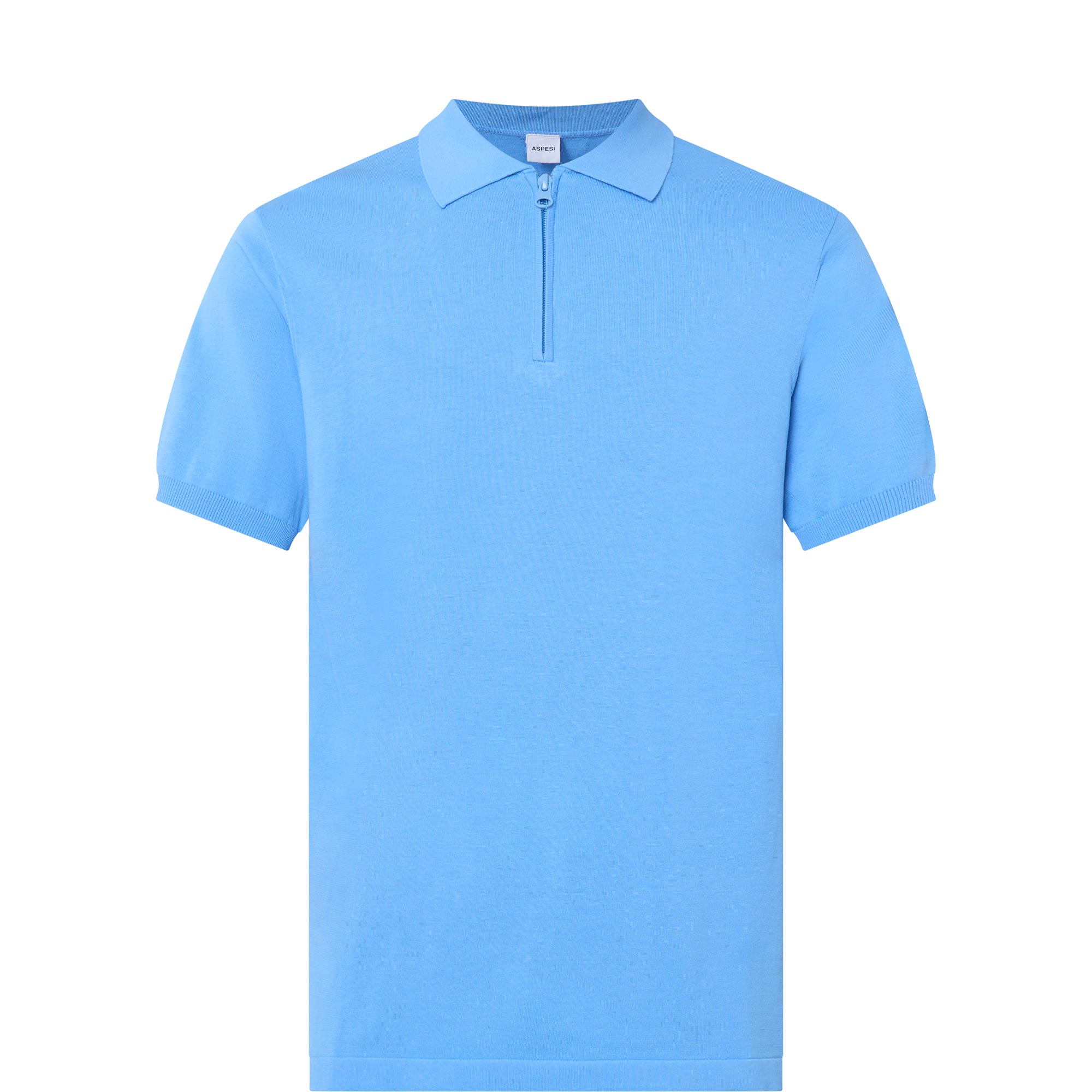Regular Fit Zip Polo Shirt