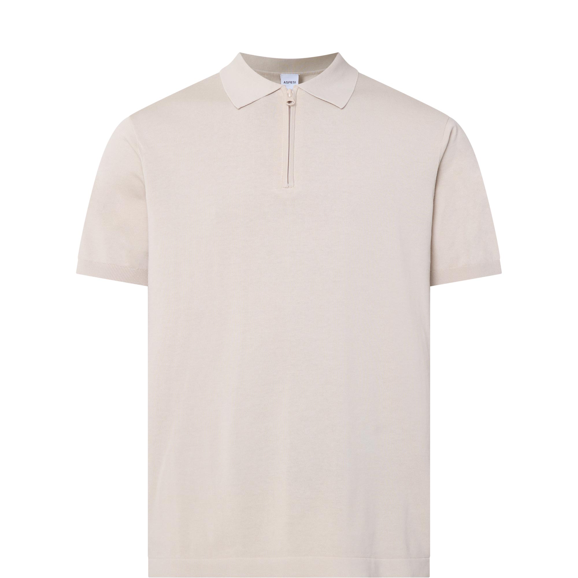 Regular Fit Zip Polo Shirt