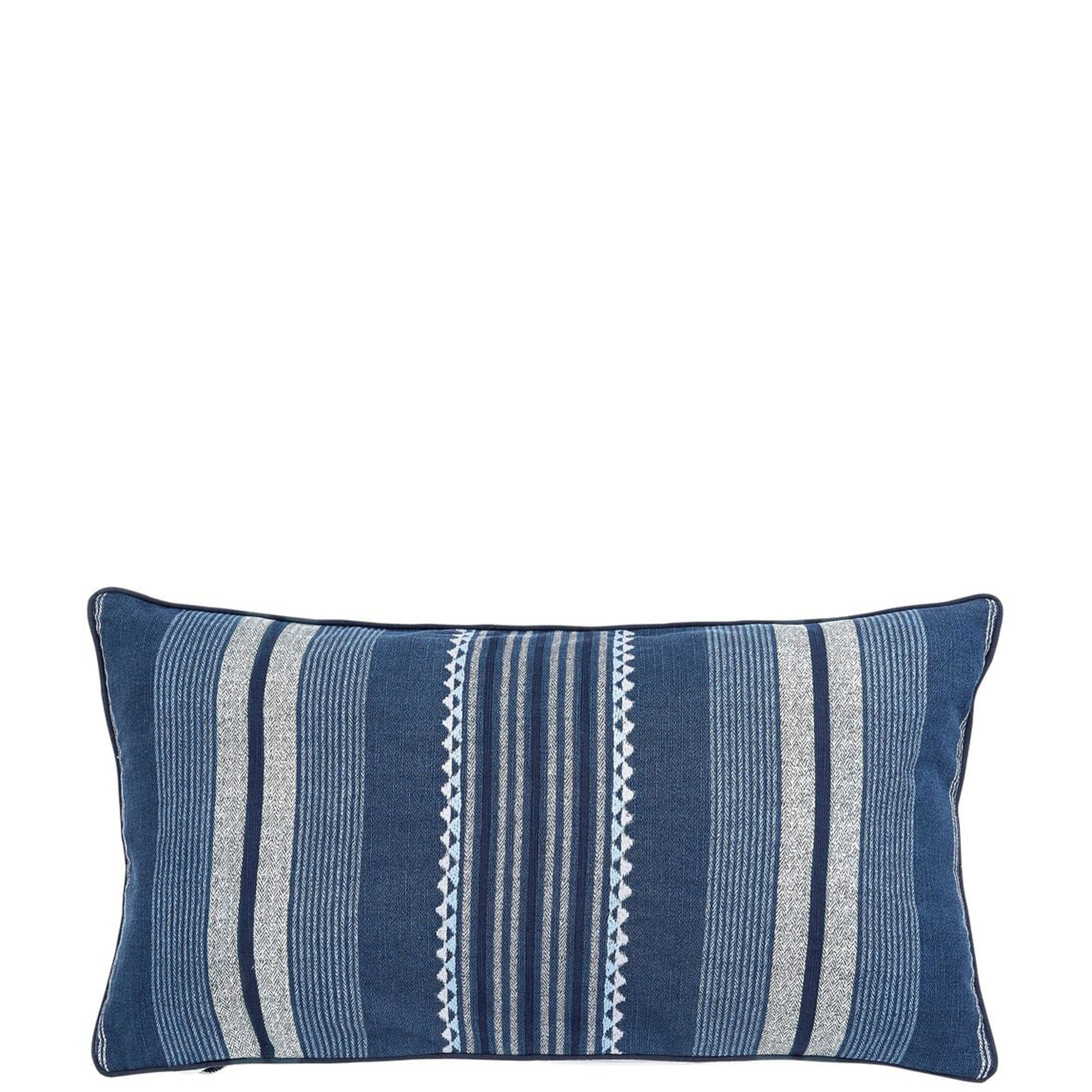 Kayah Liyana Cushion Indigo & Charcoal