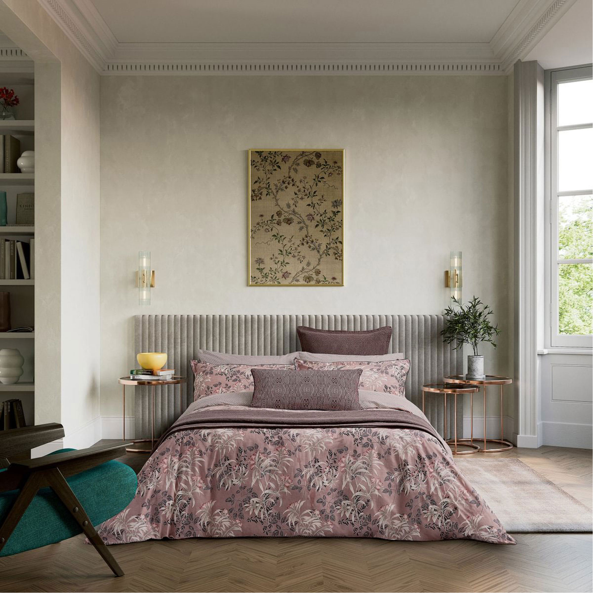 Katara Coordinated Bedding Pink & Grey