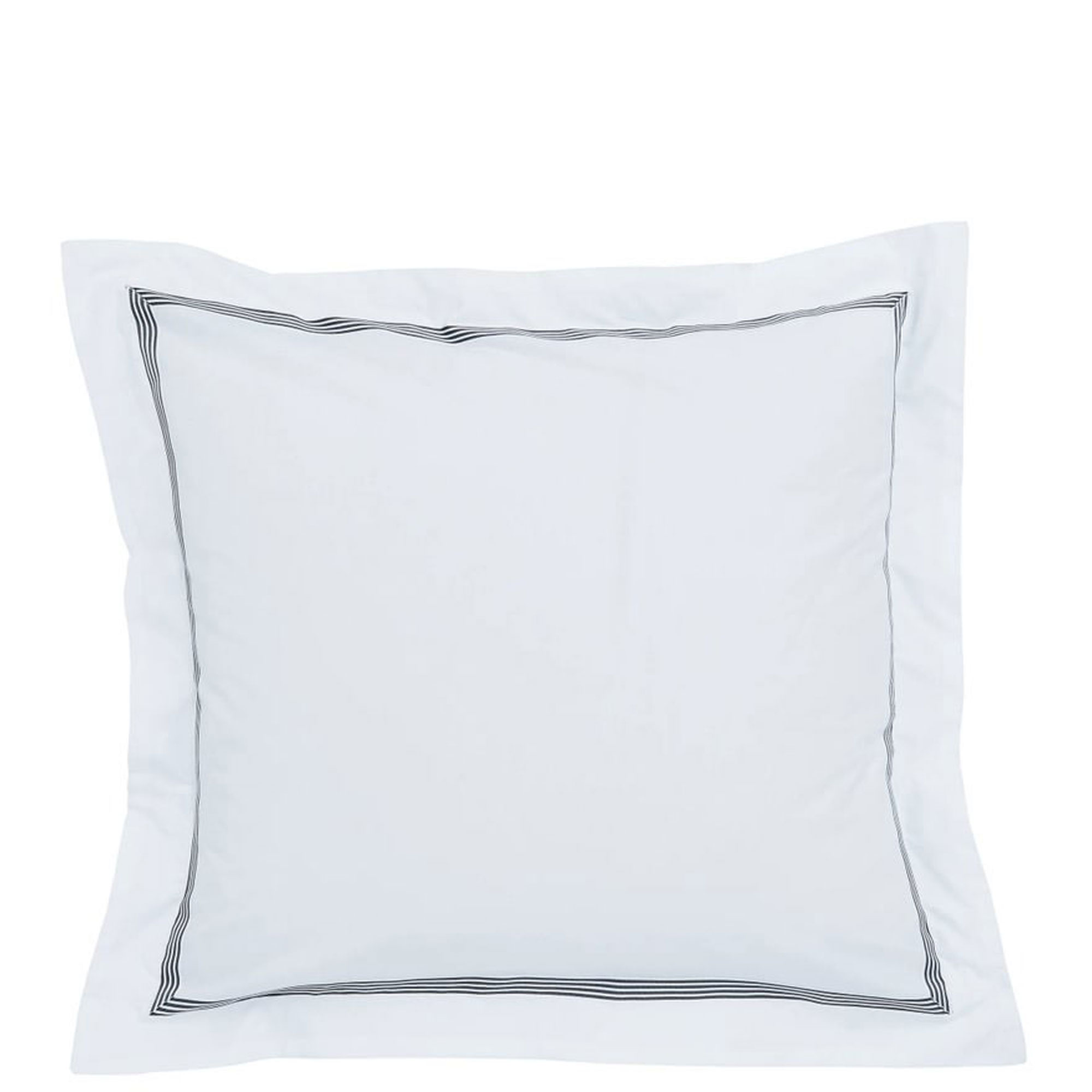 Alba Maira Square Pillowcase Pair Charcoal