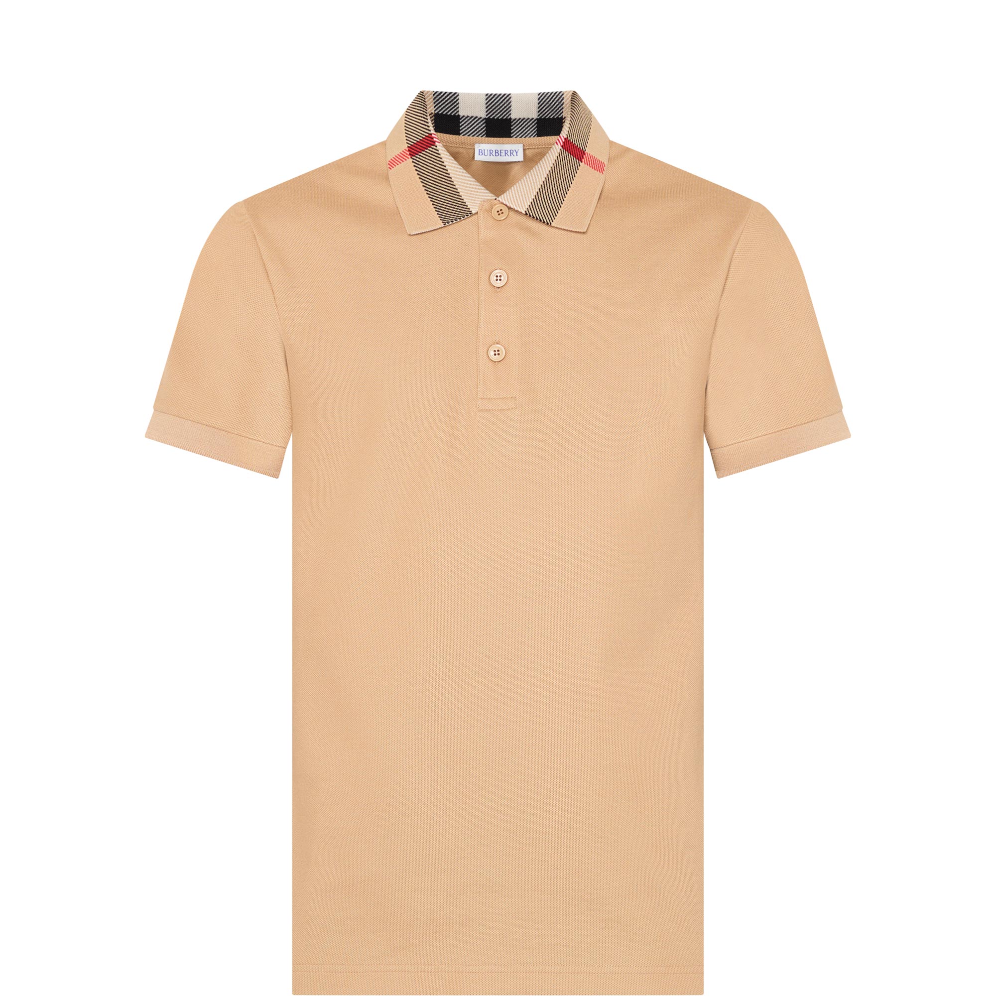Check Collar Polo T-Shirt