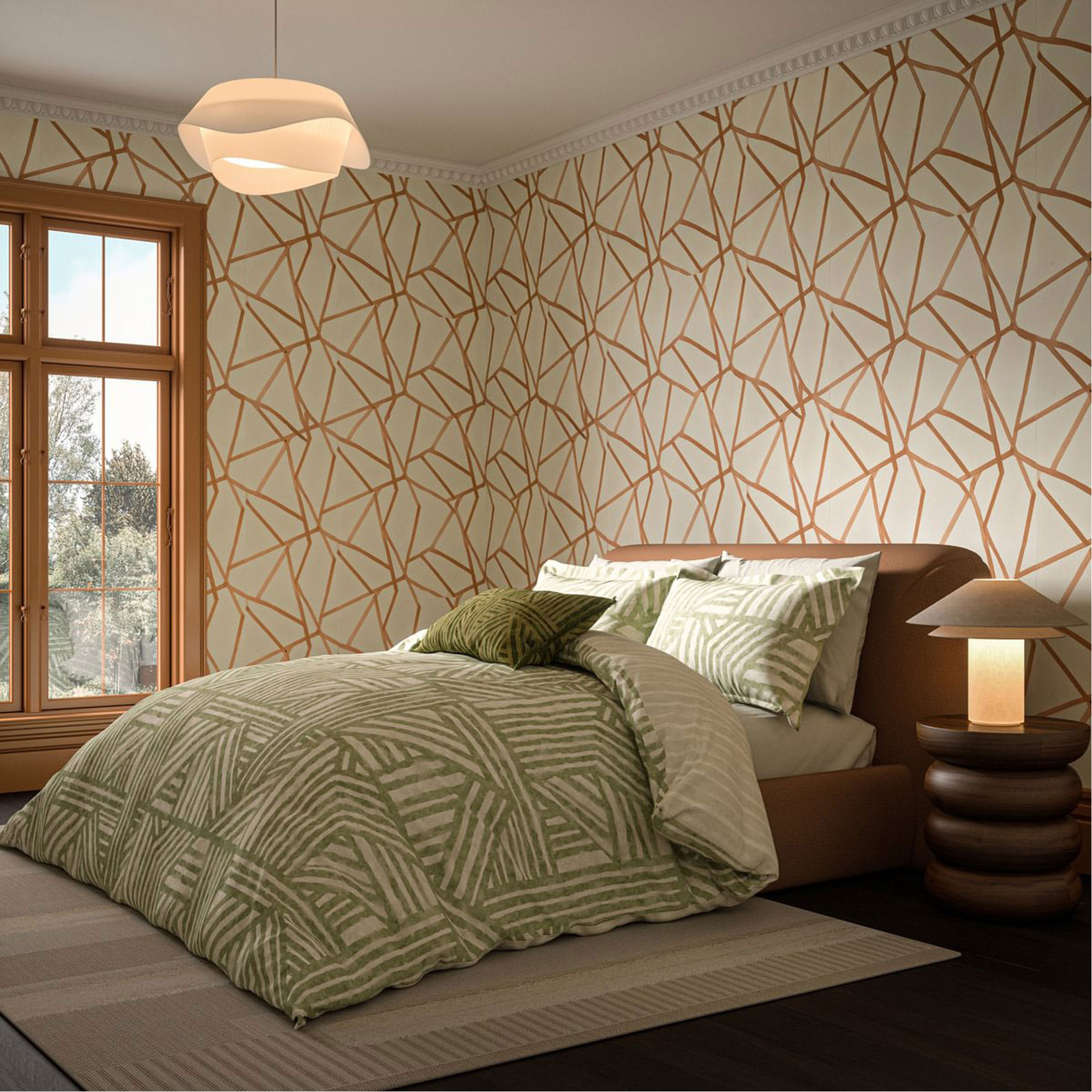 Crater Coordinated Bedding Jade