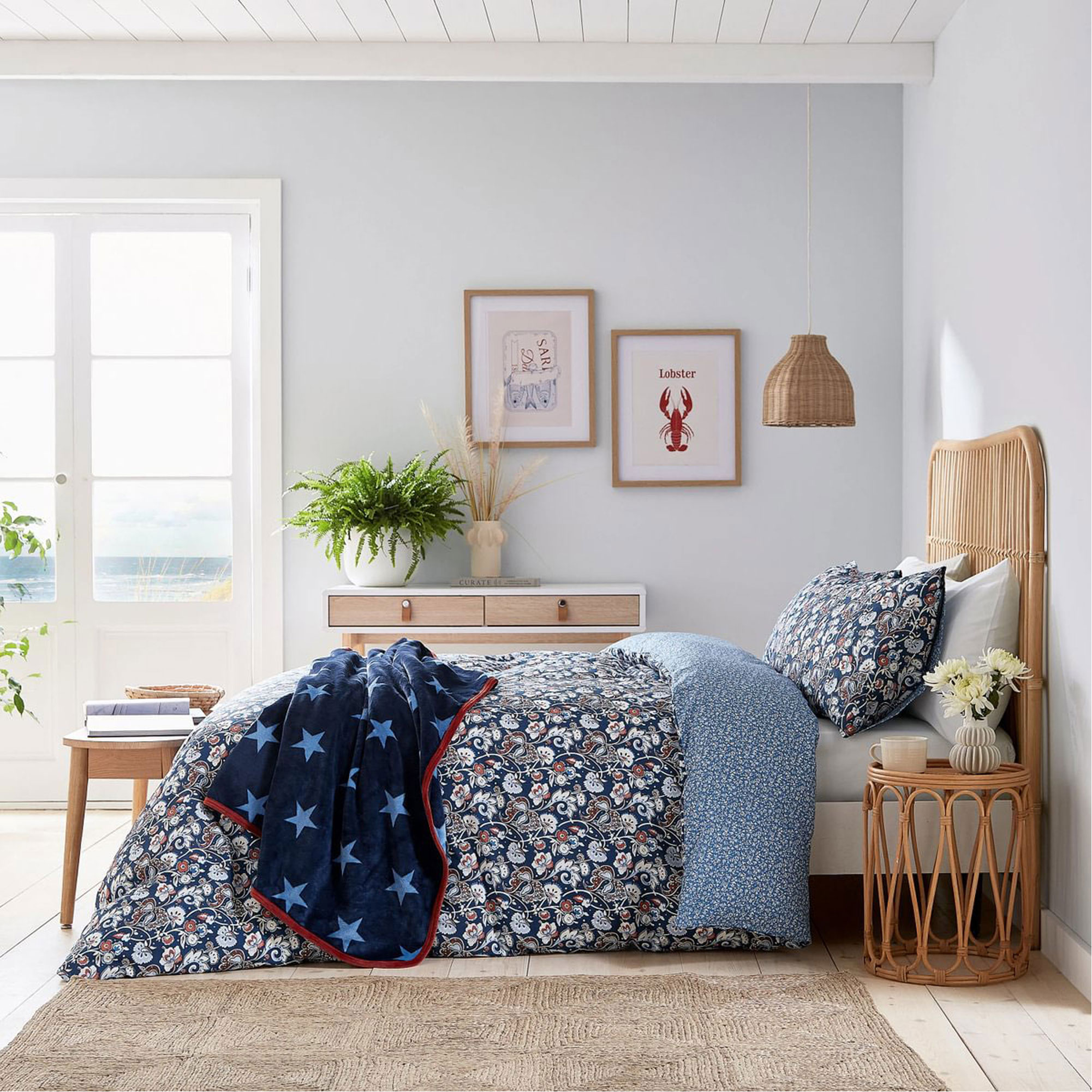 Lawrence Duvet Set Navy