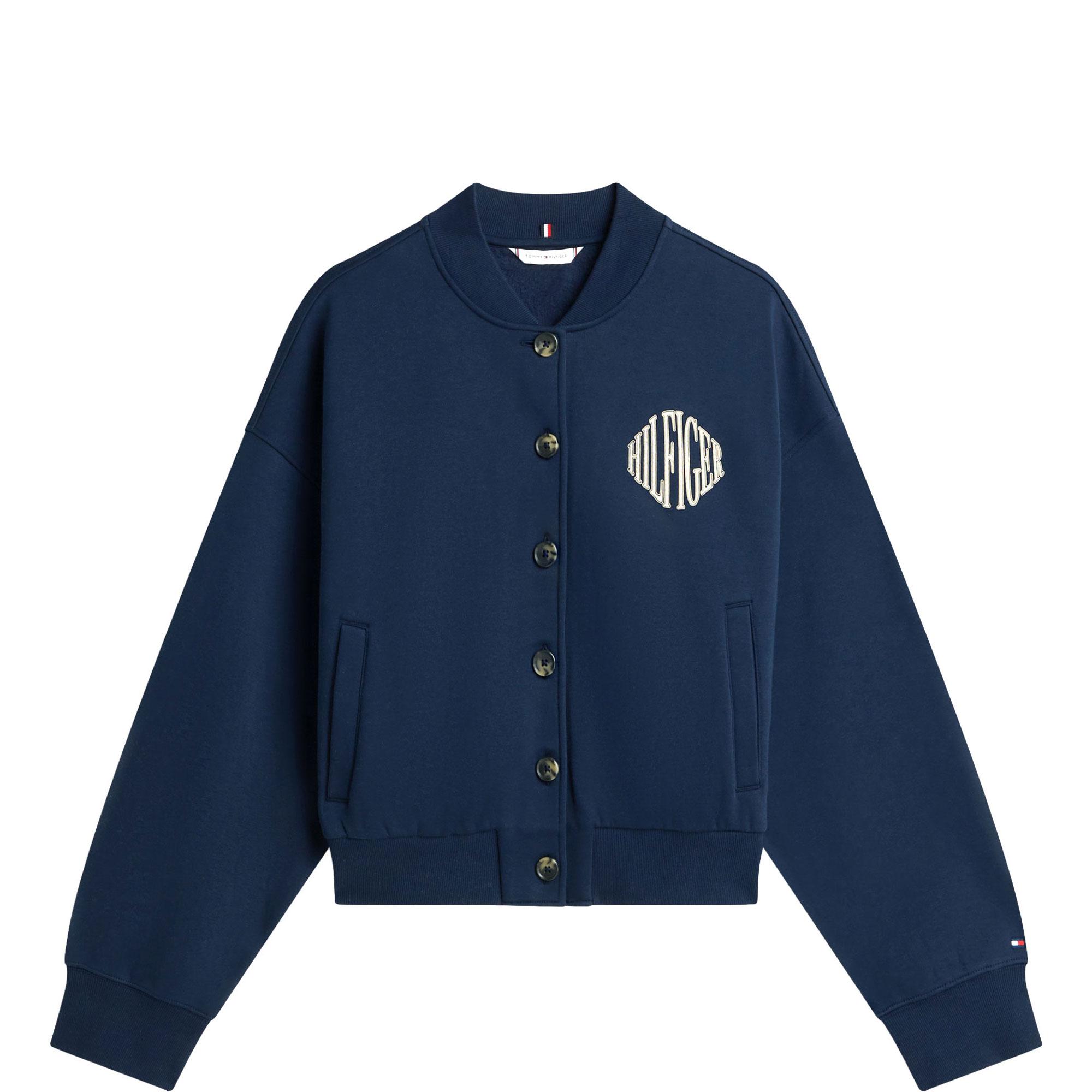 Logo Fleece Bomber Jacket