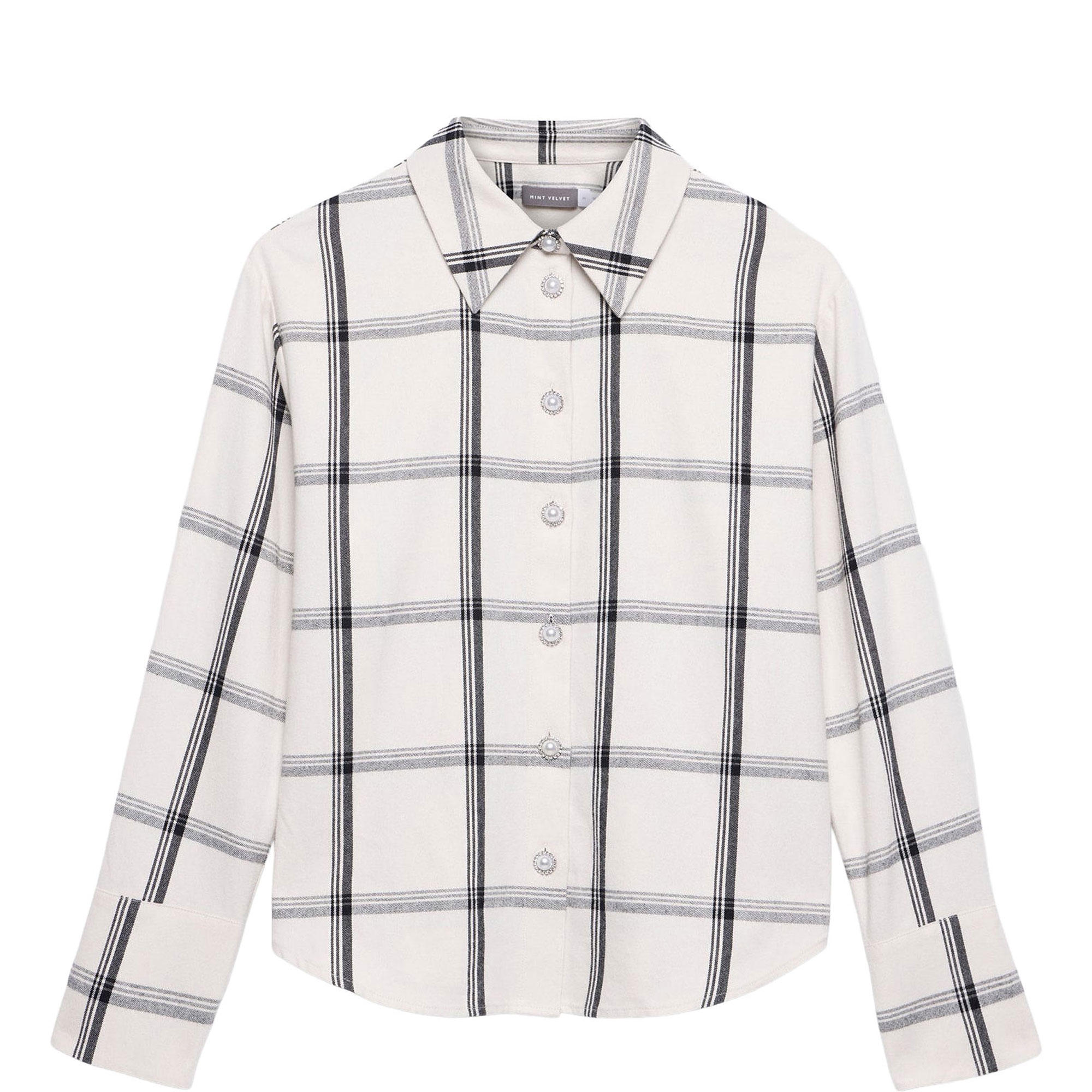 Pearl Button Check Shirt