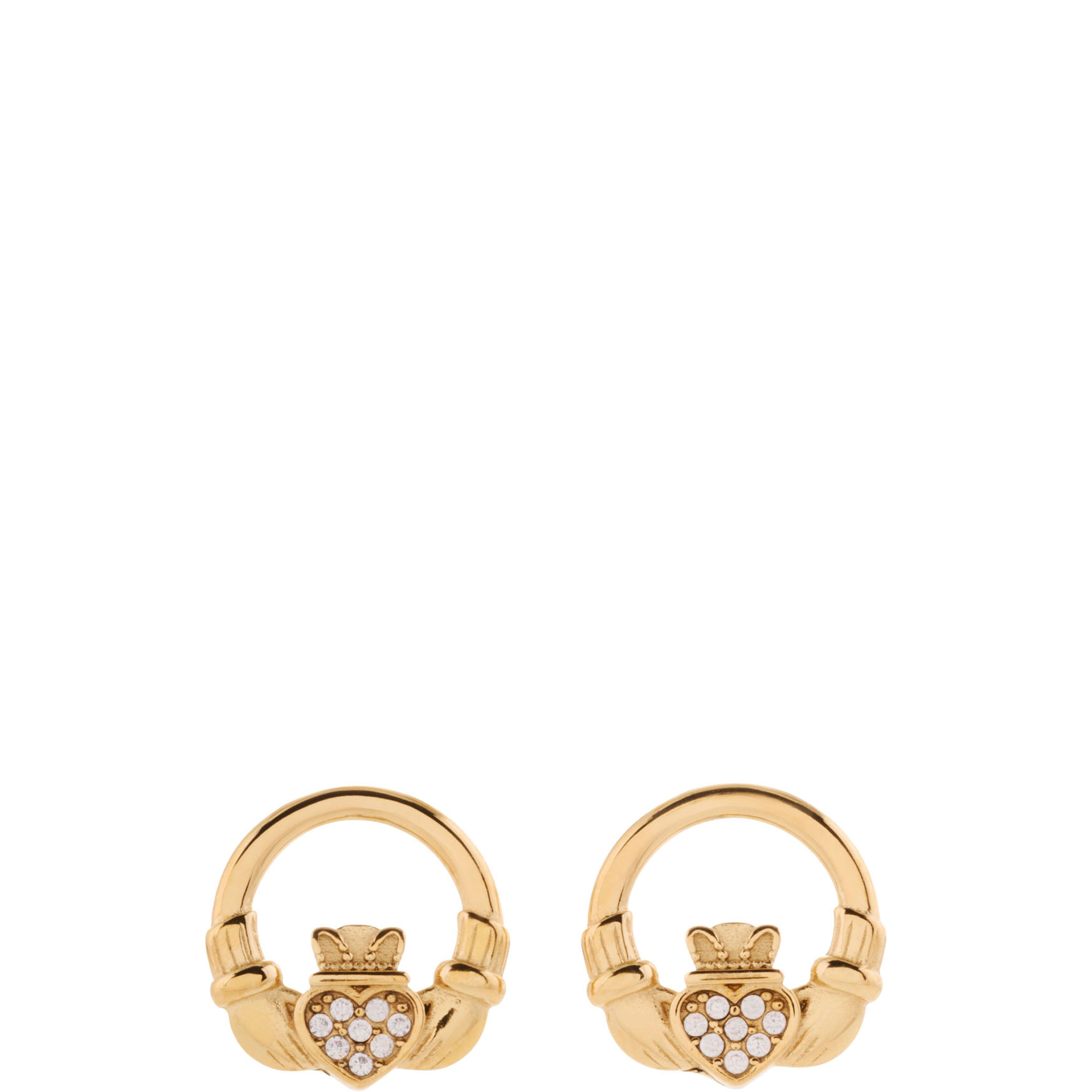 R&iacute;ona Claddagh Stud Earrings