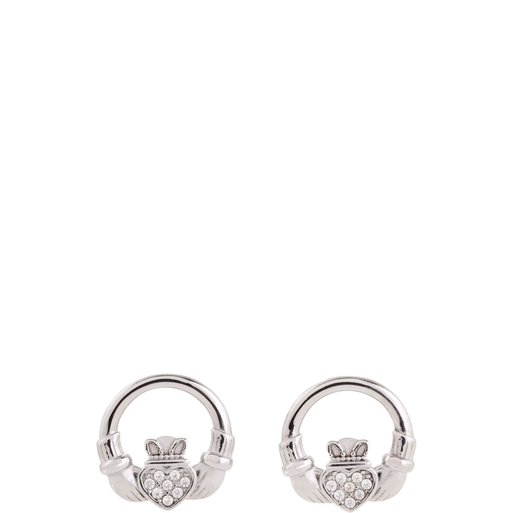 R&iacute;ona Claddagh Stud Earrings