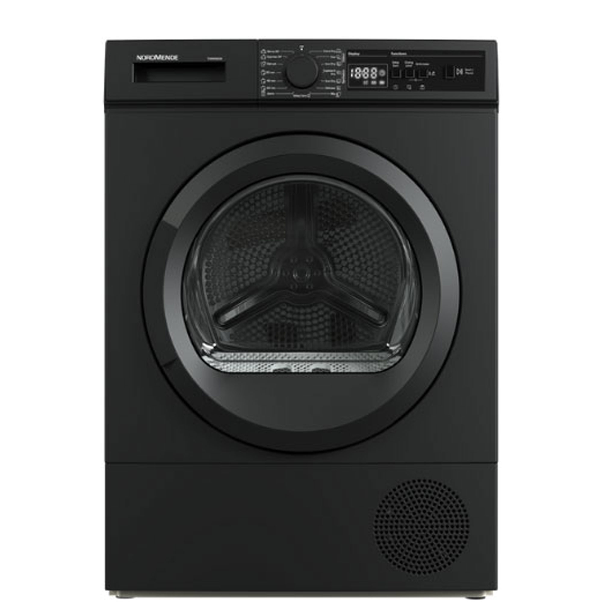 8kg Heat Pump Tumble Dryer Matt Black