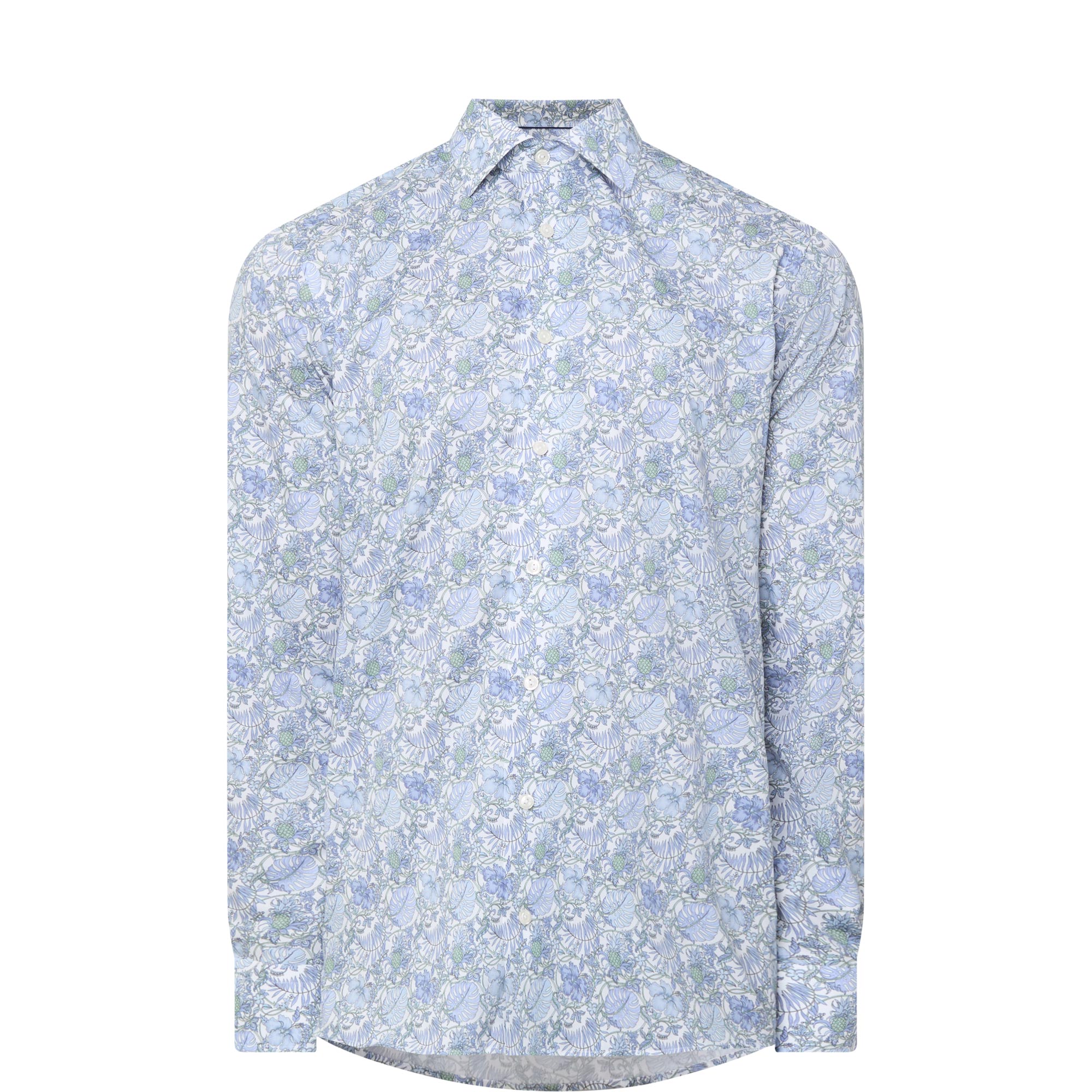 Floral Print Signature Twill Shirt