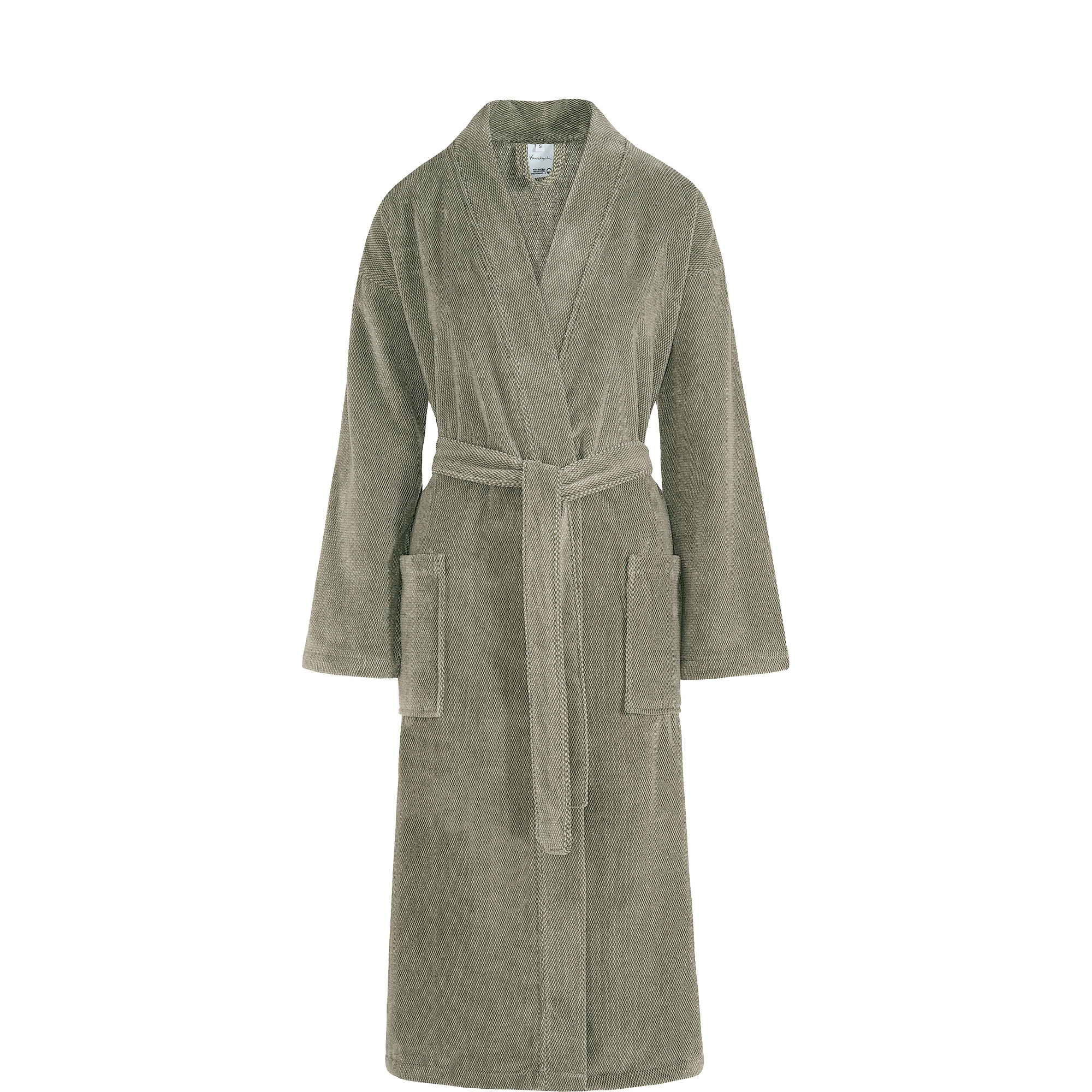 Kyoto Velour Bath Robe Olive