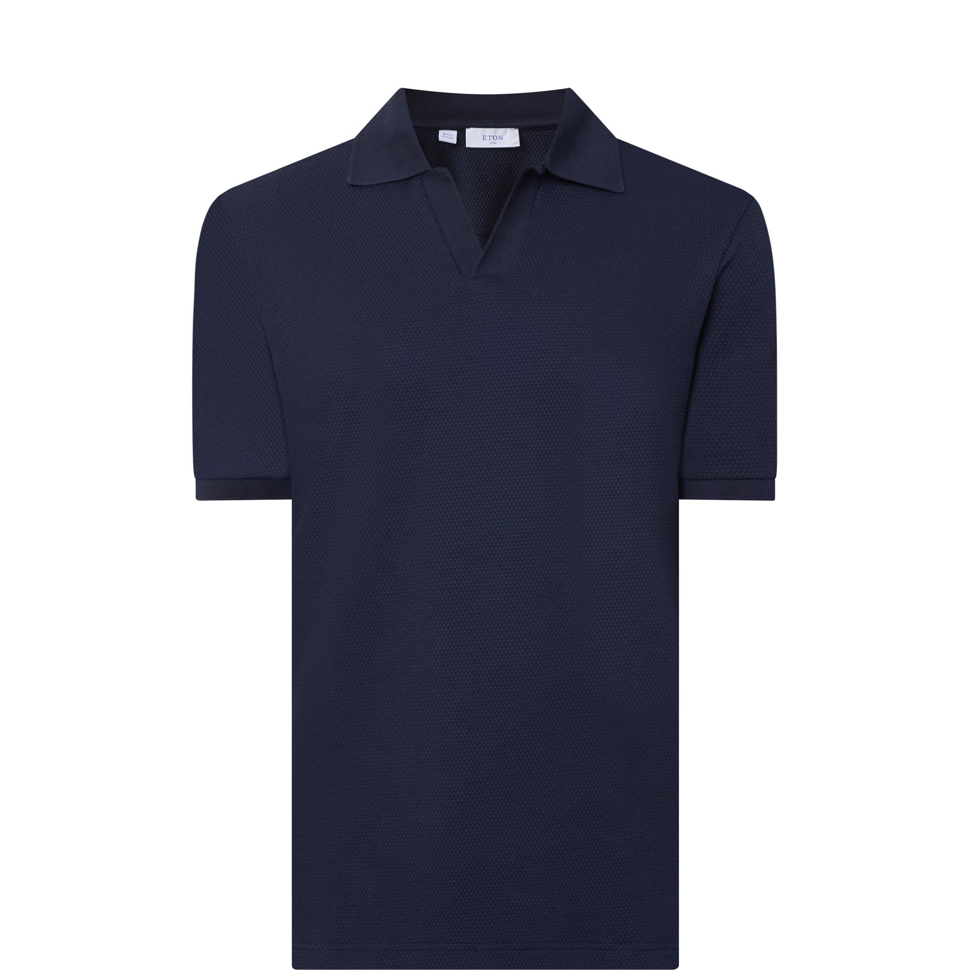 Waffle Knit Polo Shirt