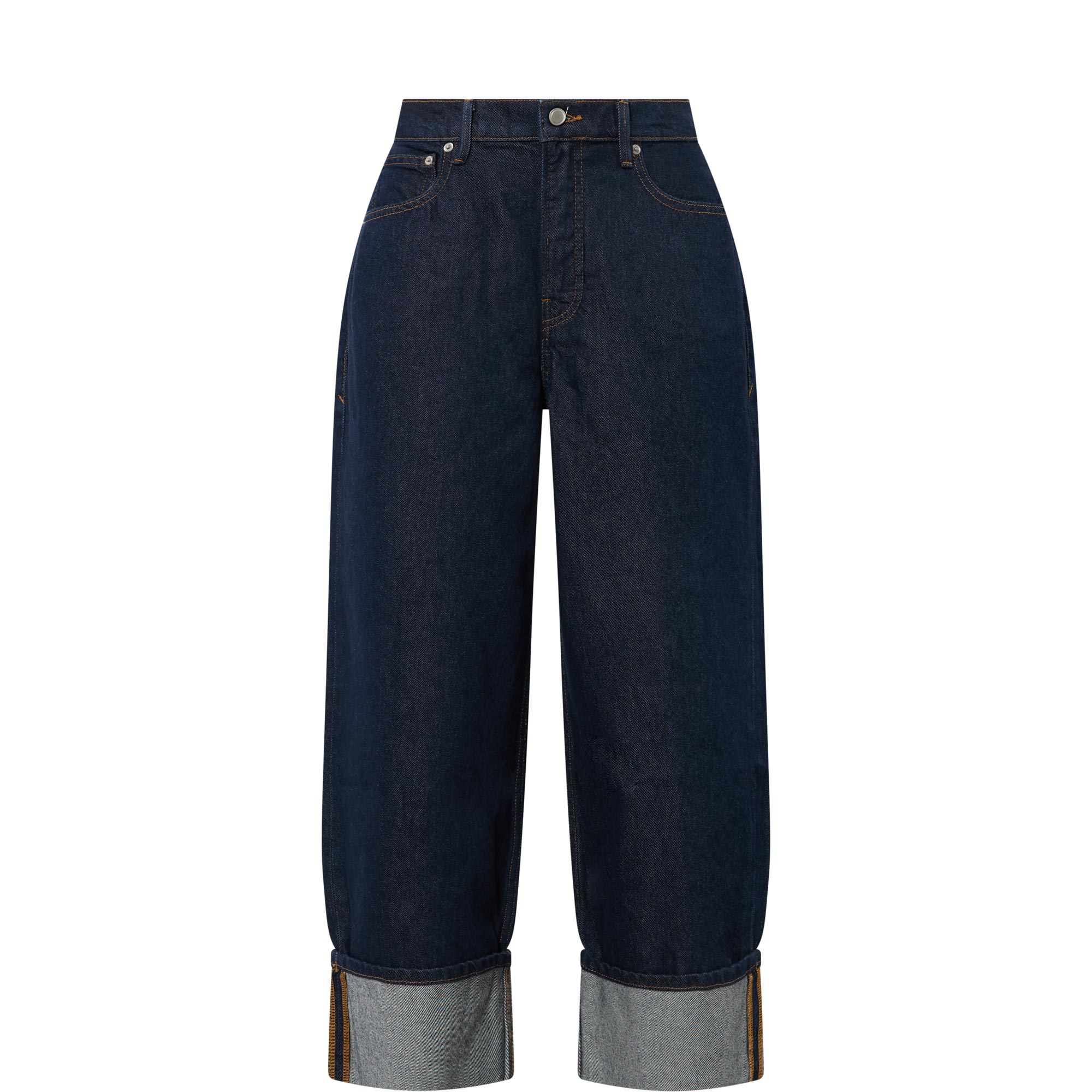 Good Standard Baggy Cuffed Jeans