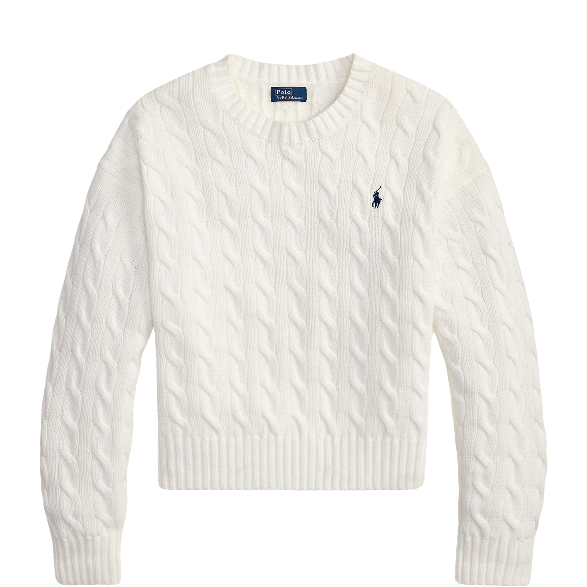 Pony Logo Cable Knit Sweater