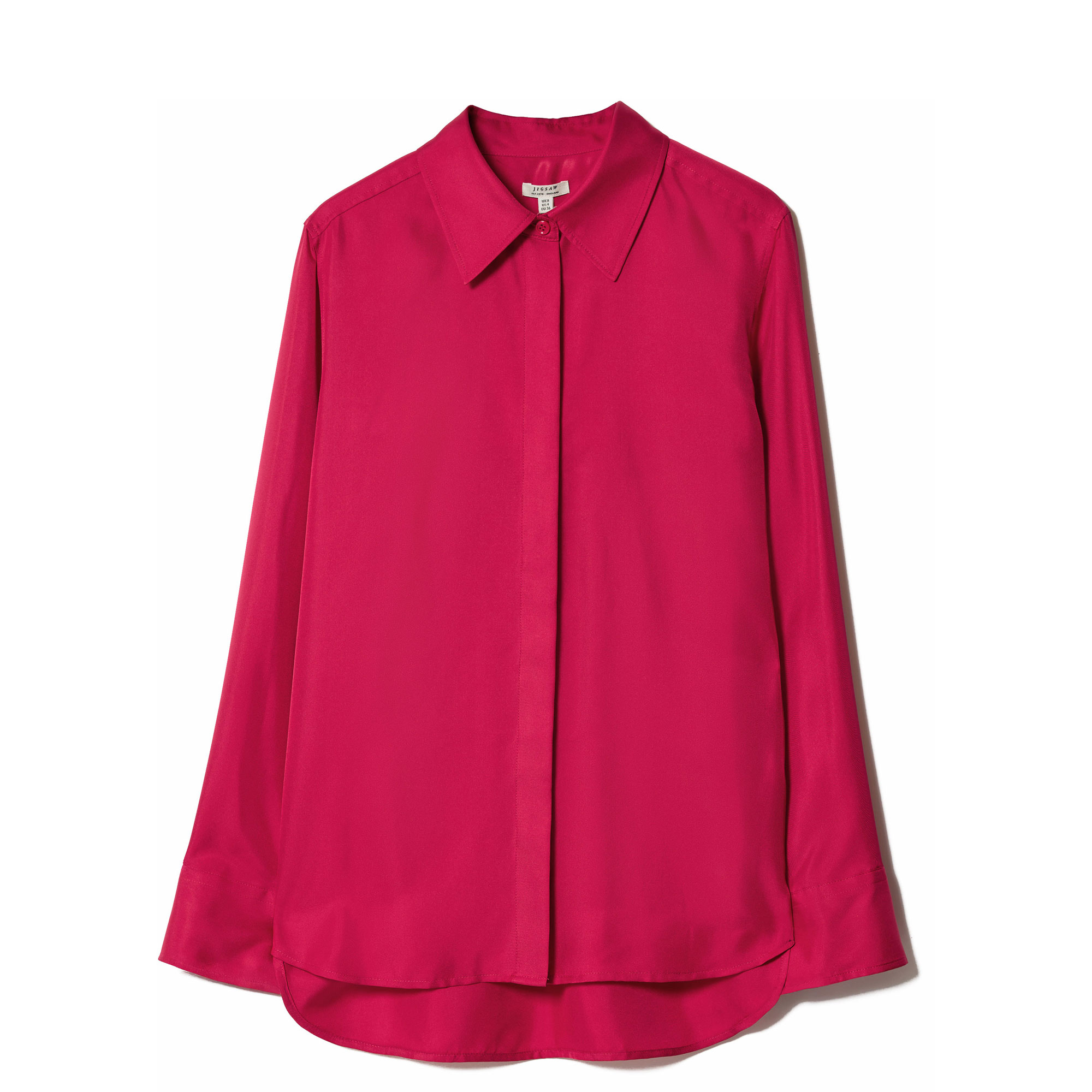 Silk Twill Relaxed Shirt