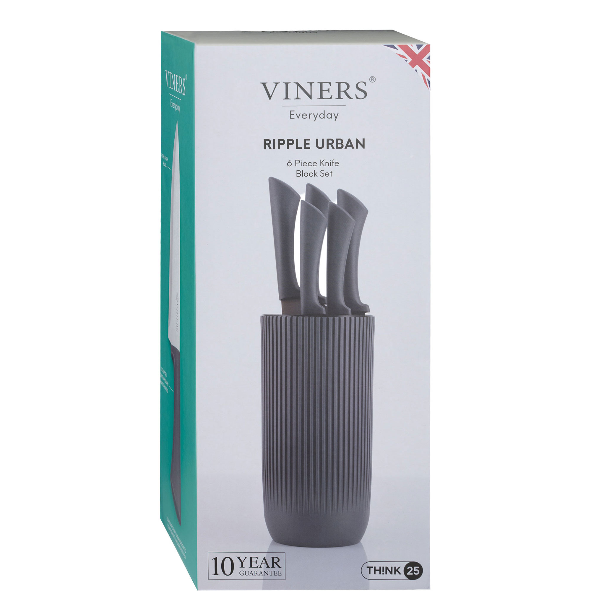 Everyday Urban Ripple Knife Block Five-Piece Set