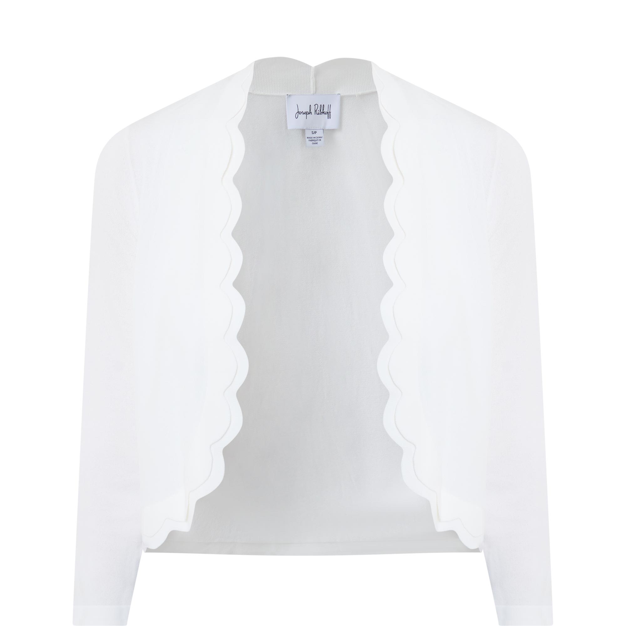 Layered Scalloped Trim Bolero