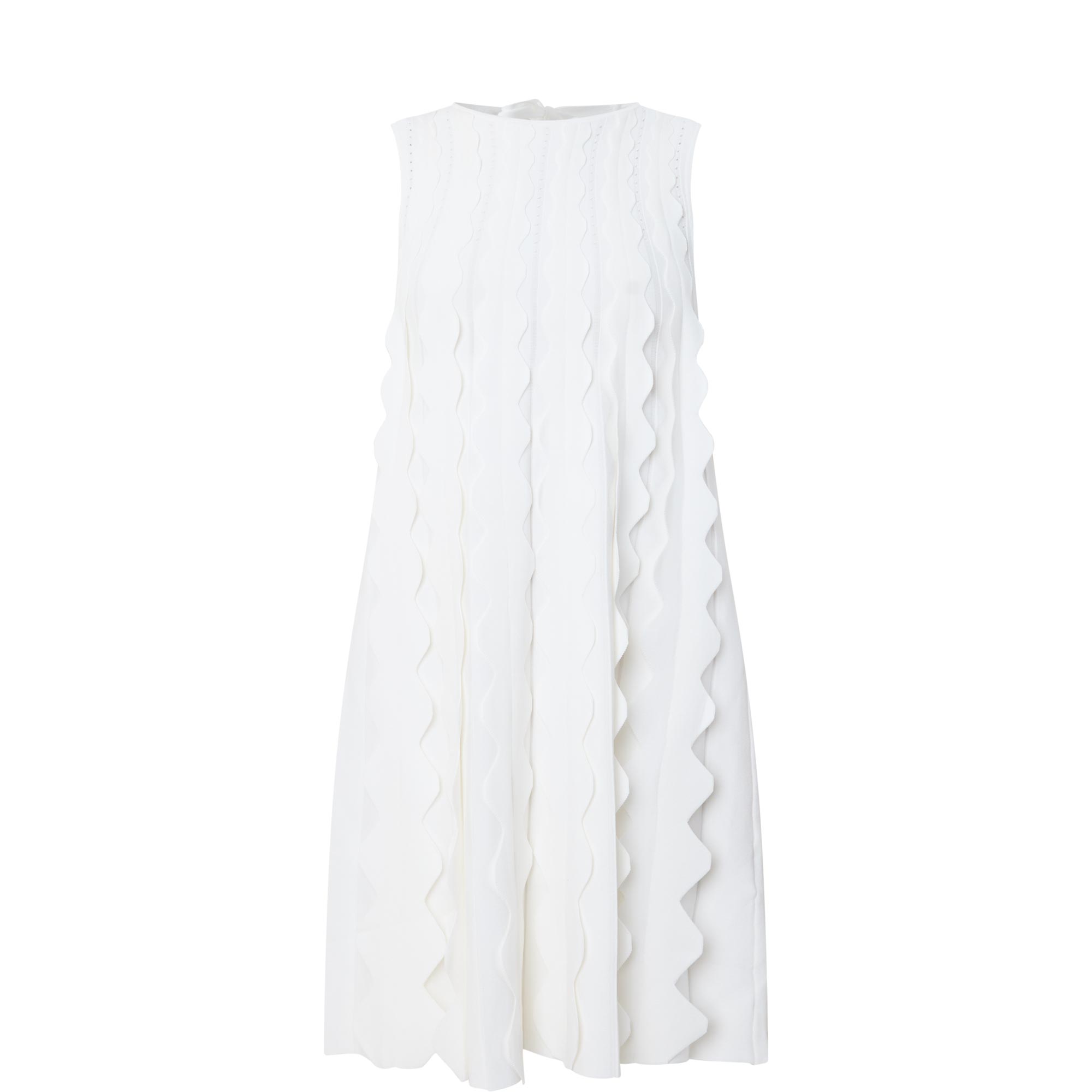 3D Scallop Knit Dress