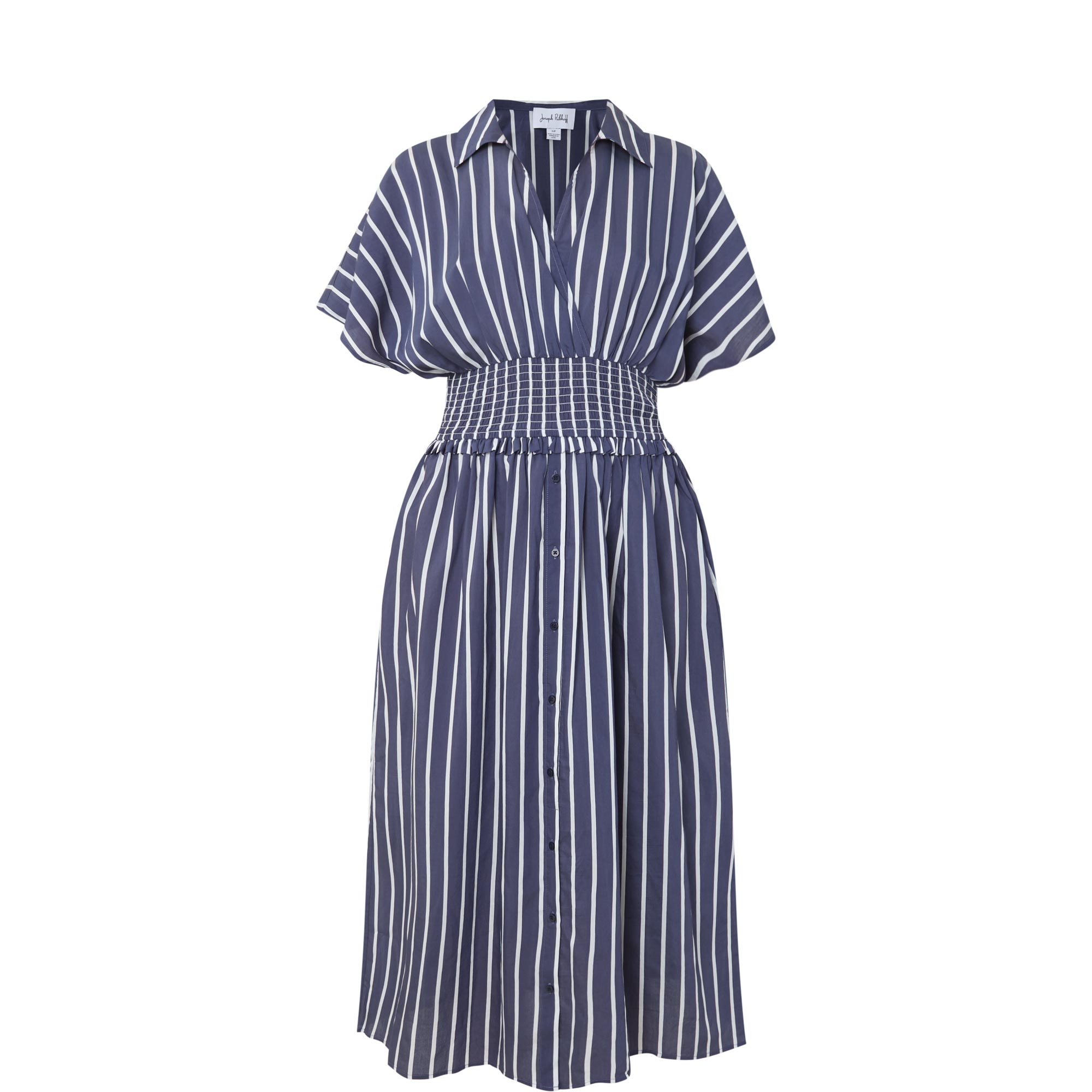 Striped Fit-and-Flare Dress