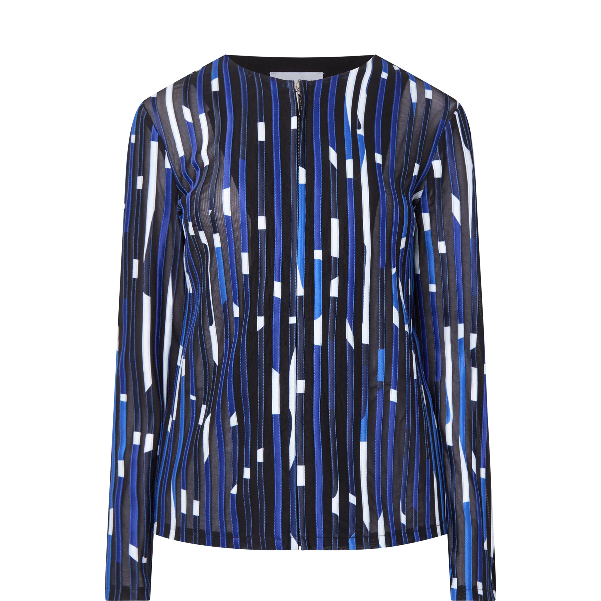 Geometric Ribbed Jacket