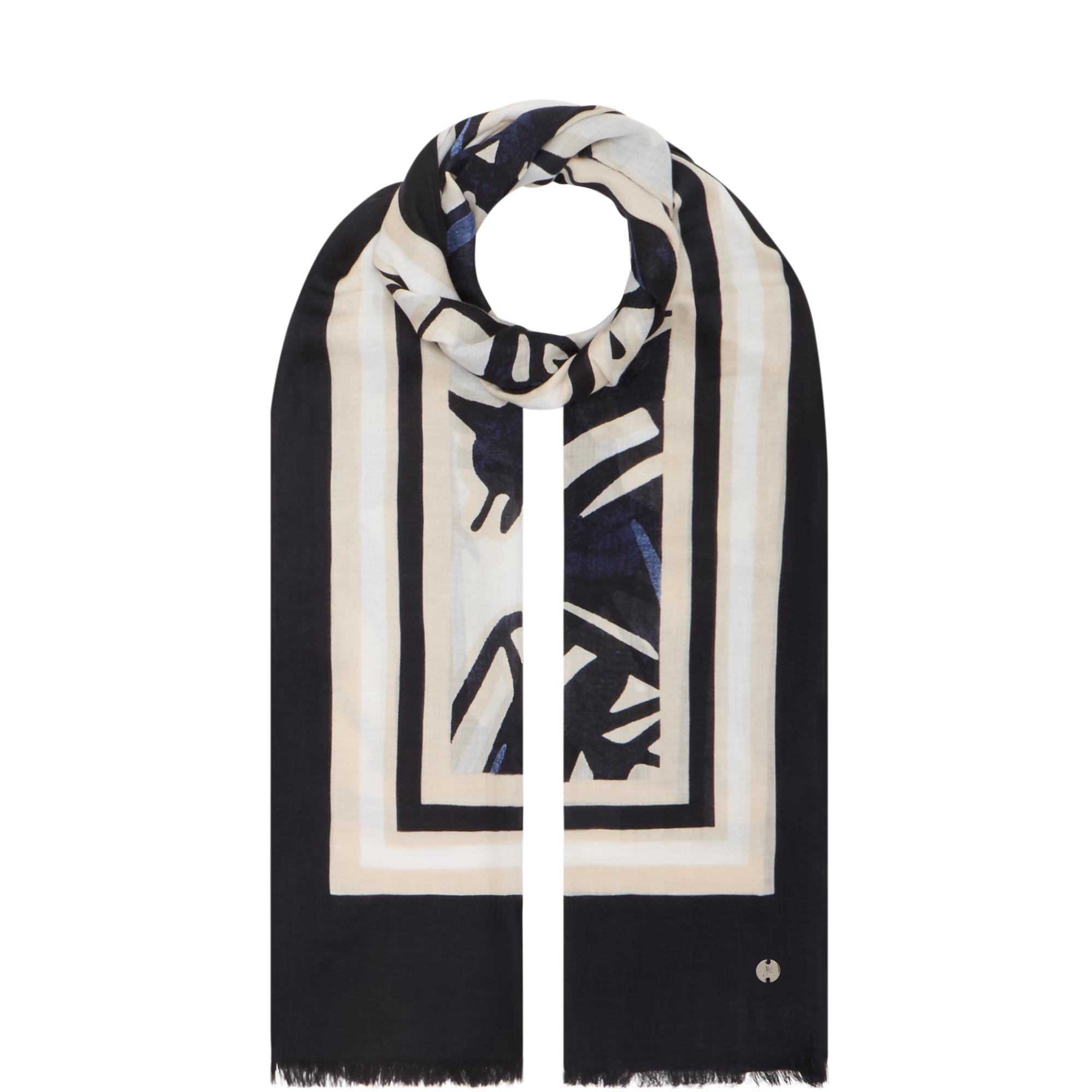 Abstract Print Scarf