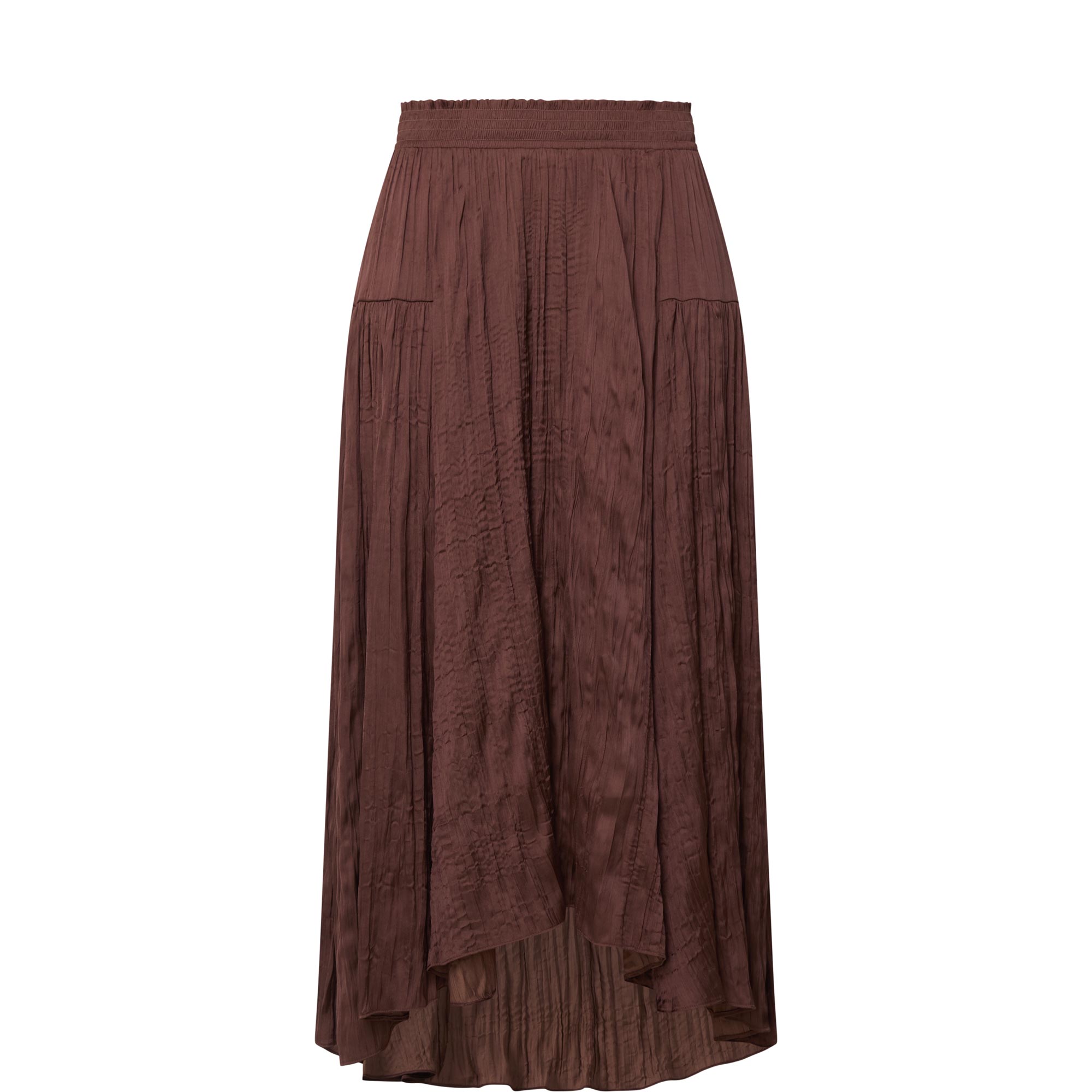 Pleated Handkerchief Skirt