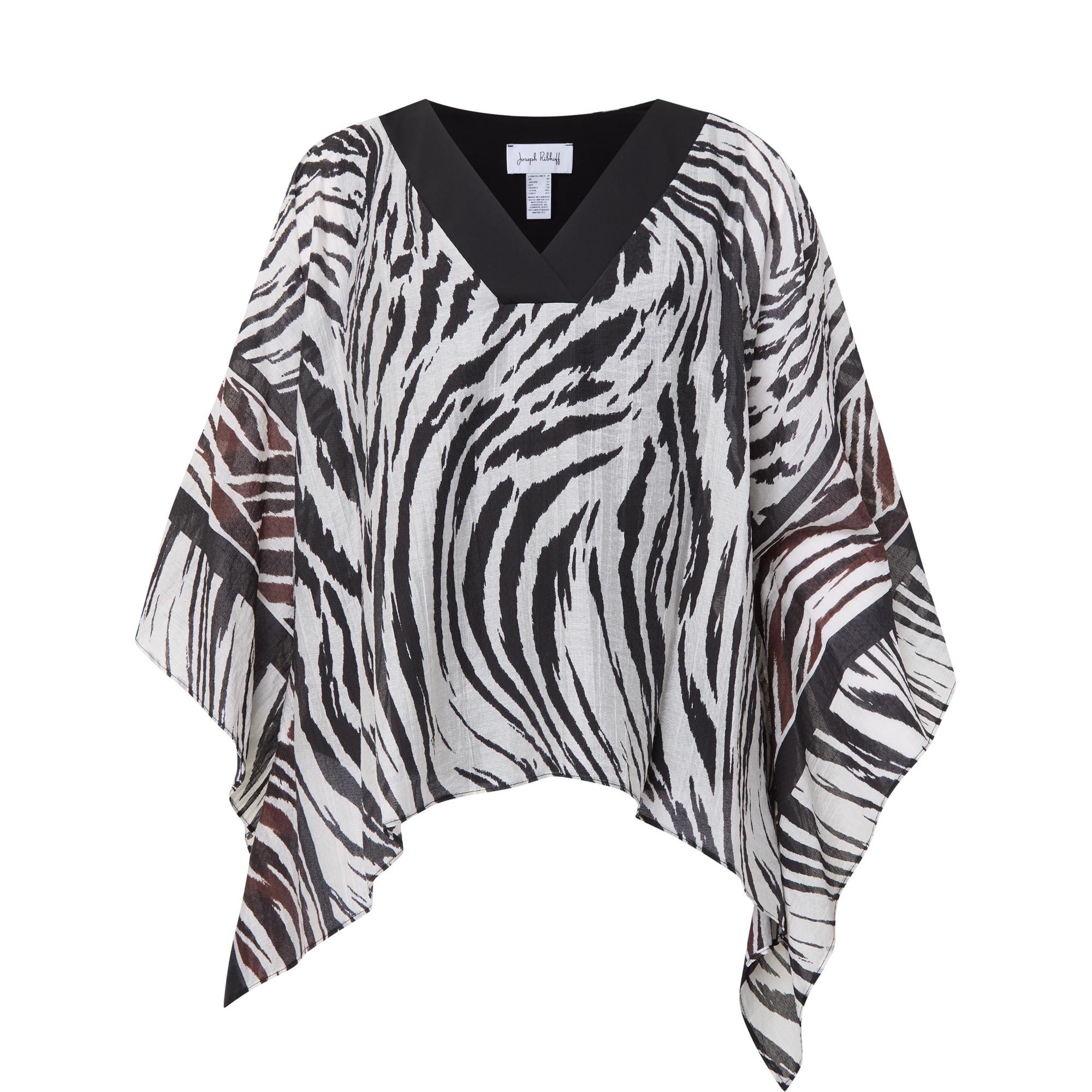 Animal Print Poncho Top