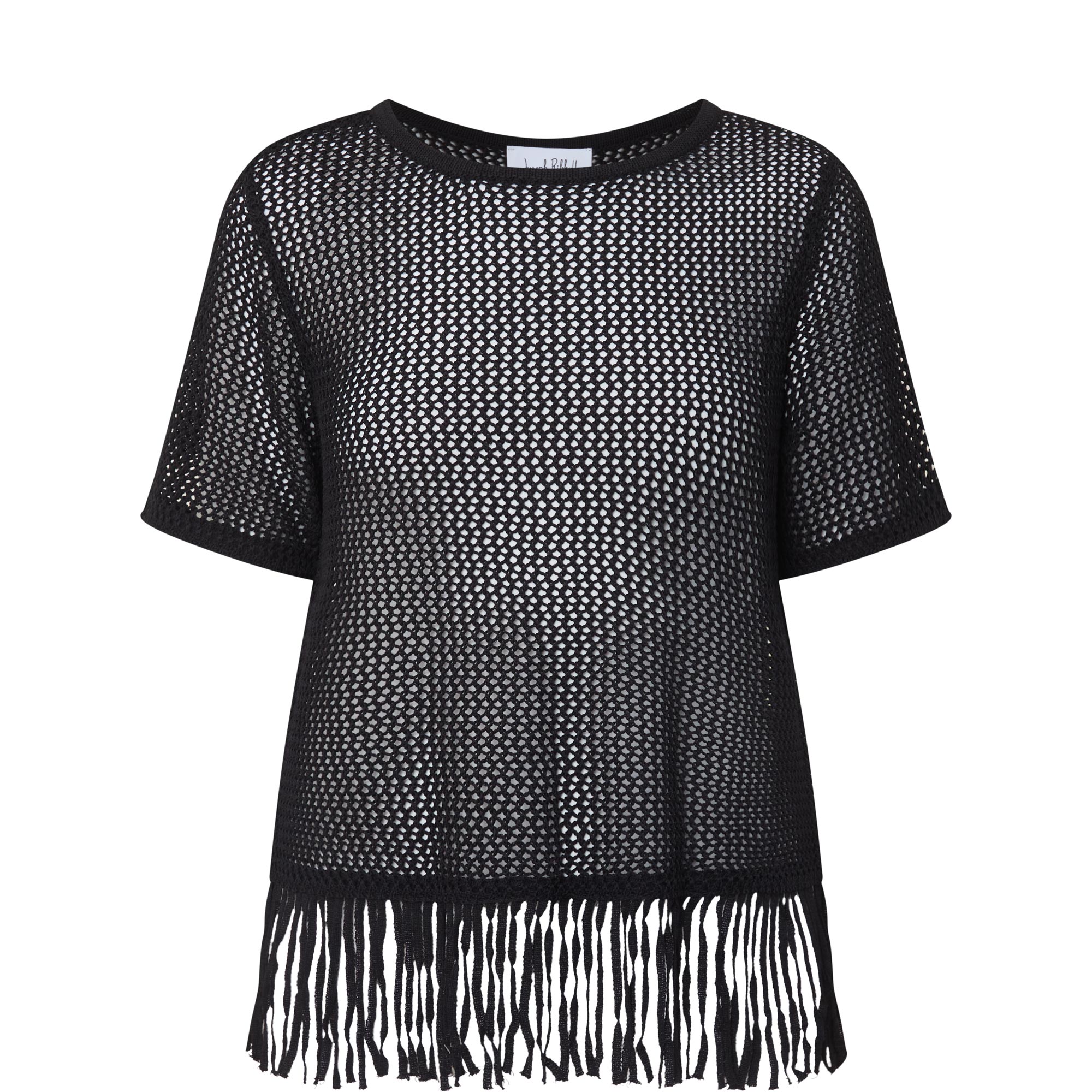 Fringed Knitted Top