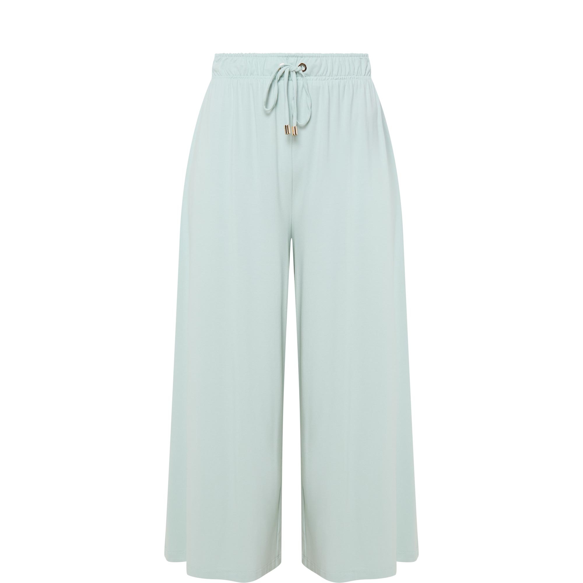 Drawstring Wide Leg Trousers