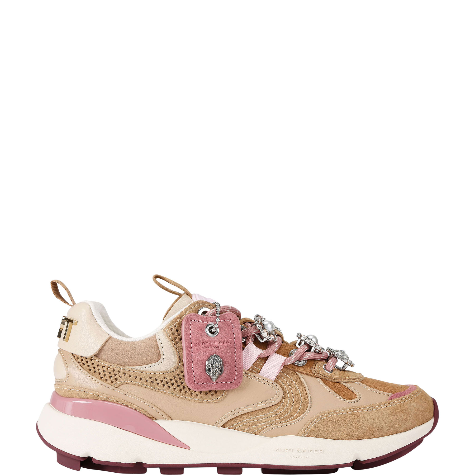 Kurt Embellished Lace Up Trainers