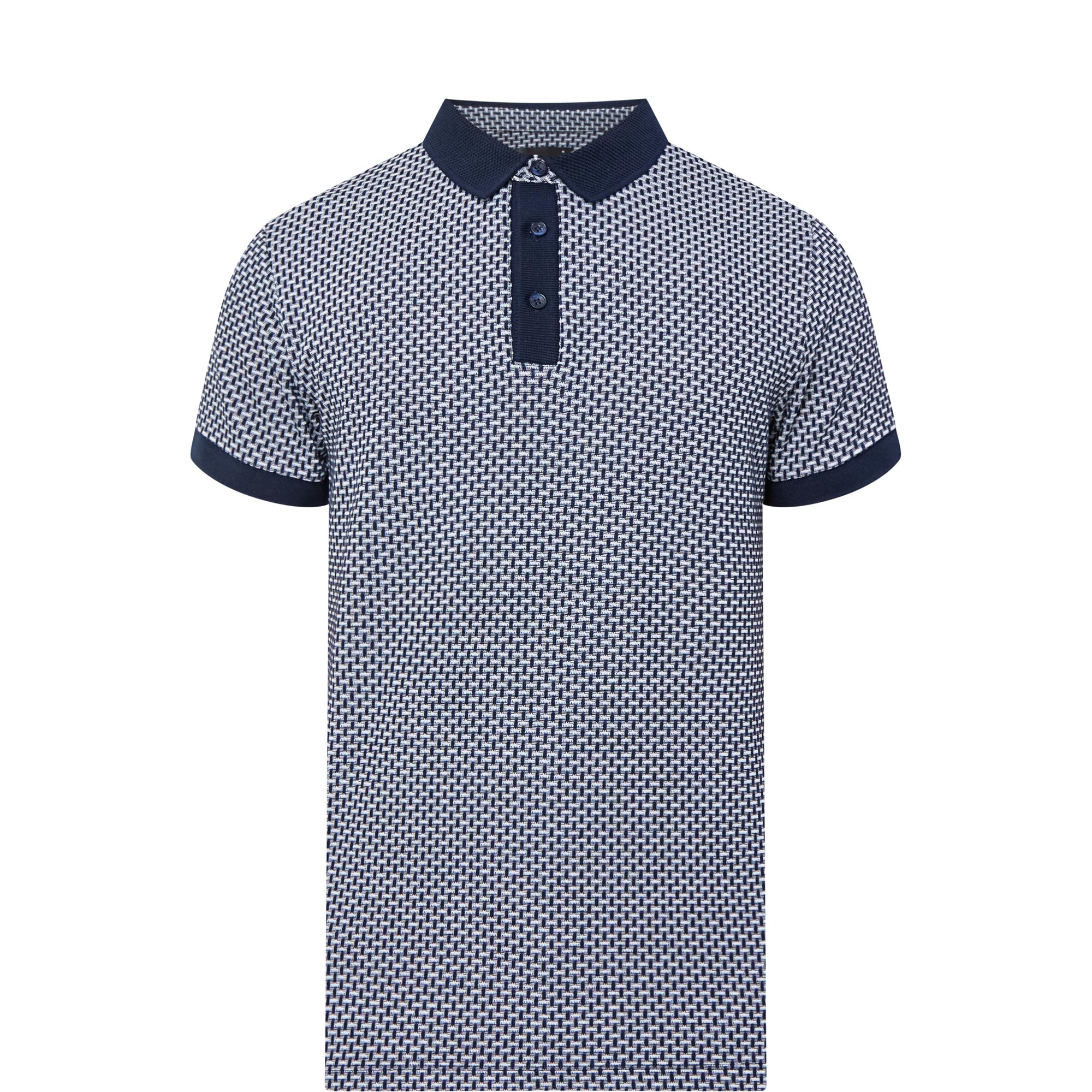 Basket Weave Polo Shirt