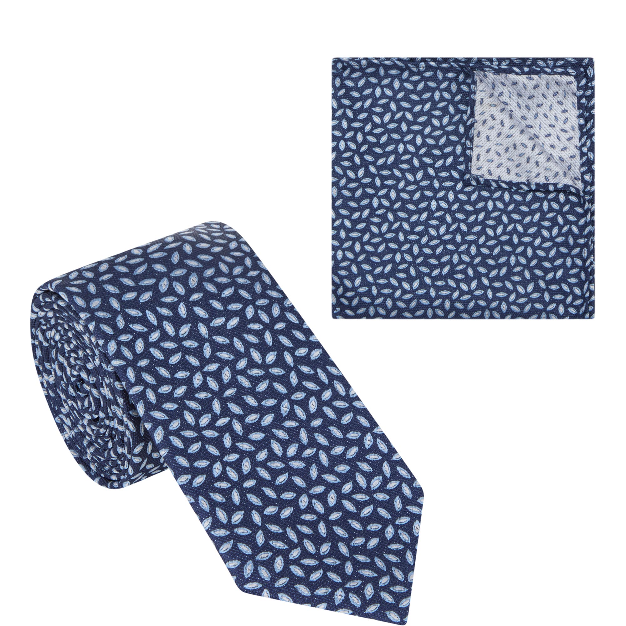 Leaf Pocket Square & Tie