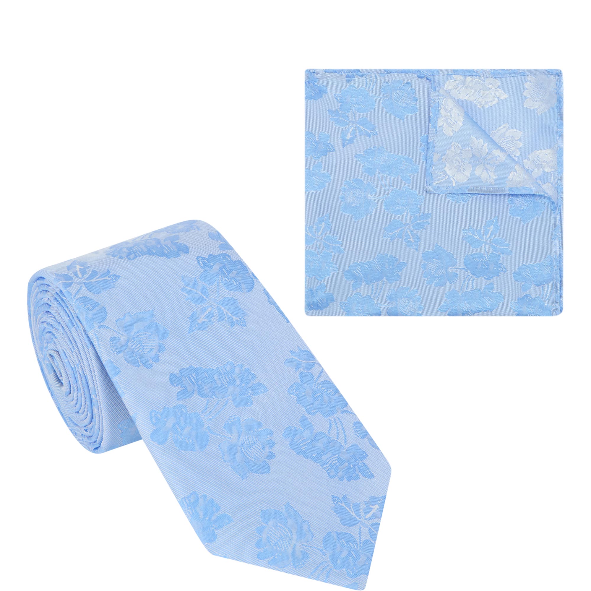 Floral Pocket Square & Tie